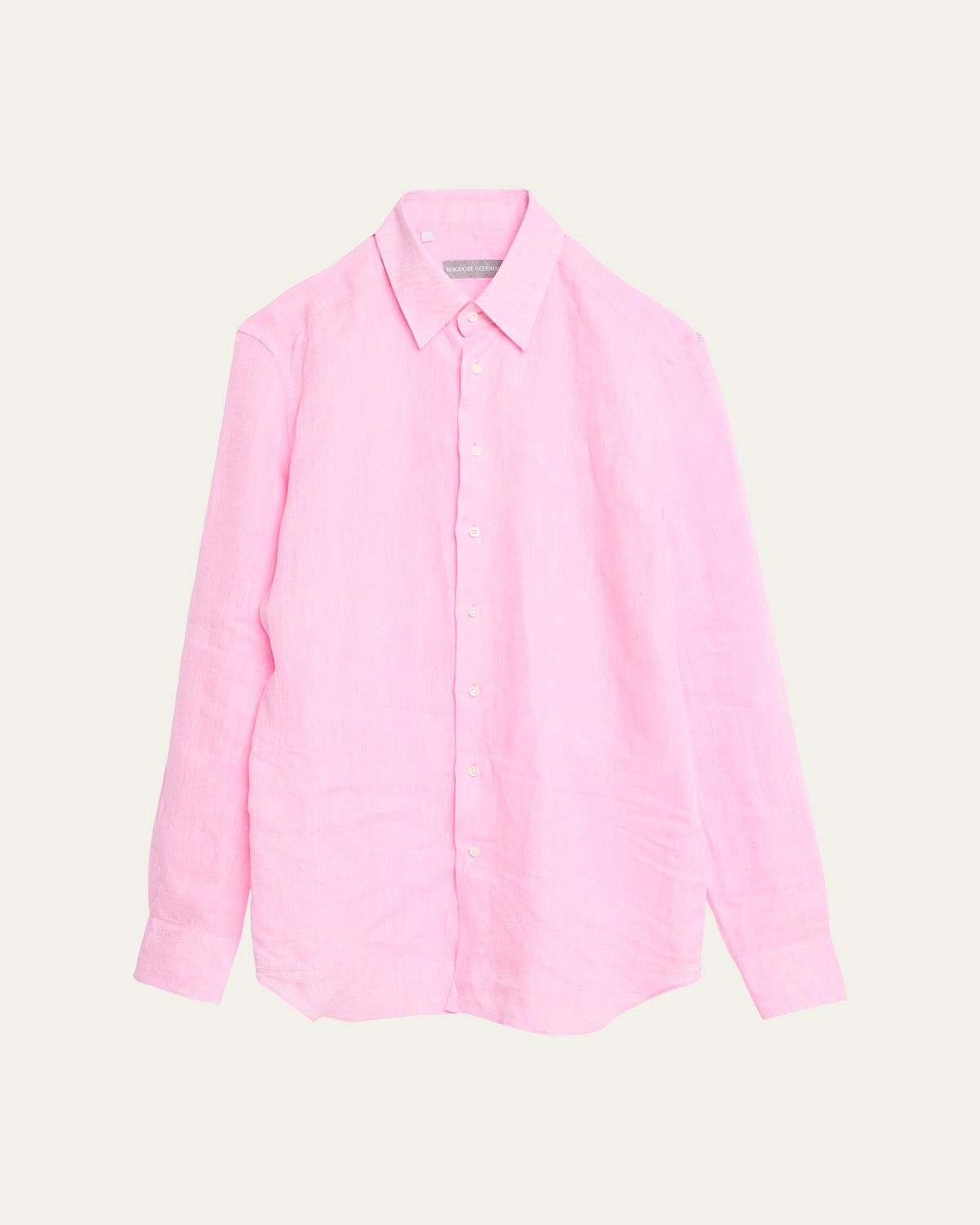 Bergdorf Goodman Men's Heathered Cotton Point-Collar Dress Shirt | Thumbnail 5 Bergdorf Goodman Men's Heathered Cotton Point-Collar Dress Shirt | Thumbnail 5