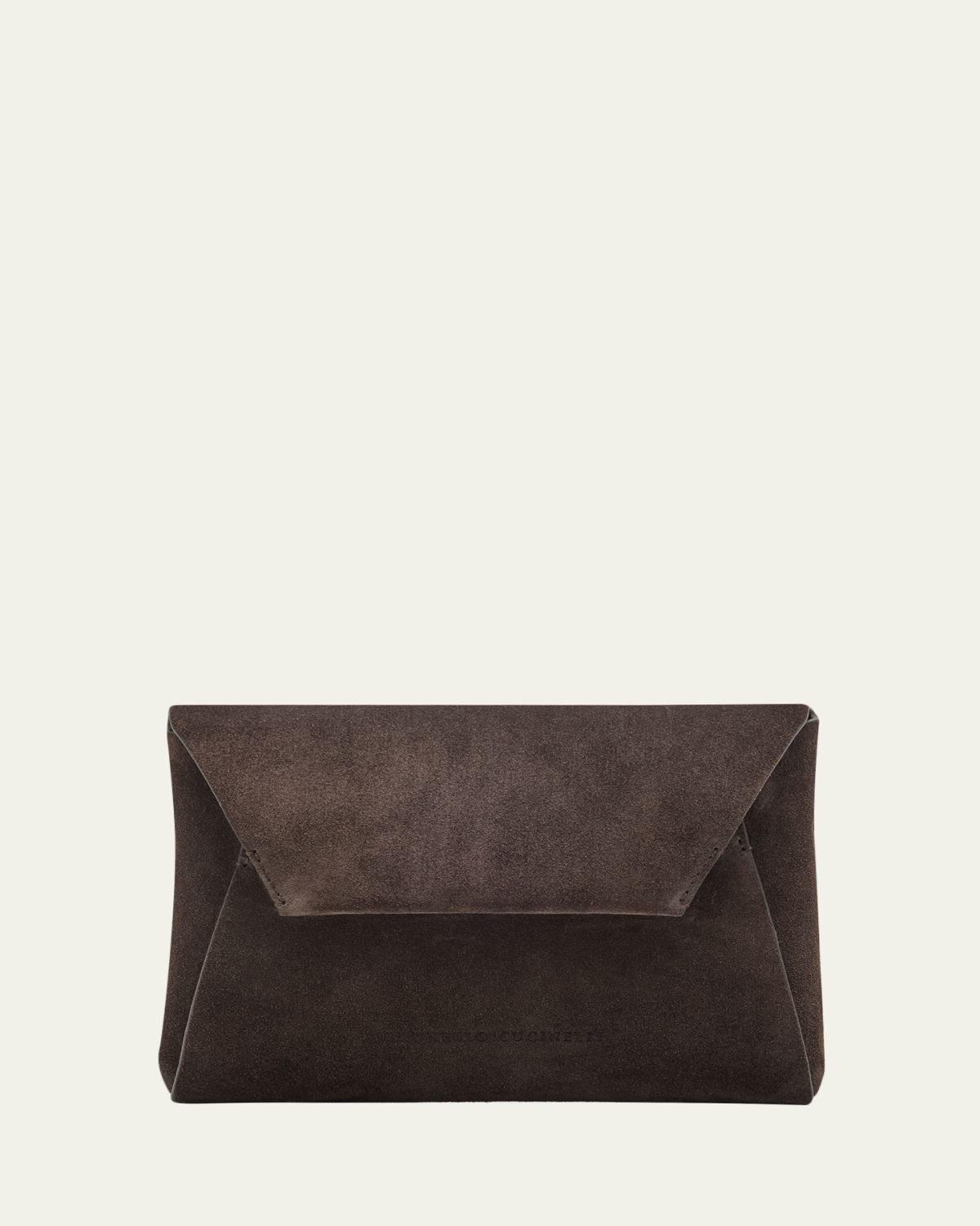 Brunello Cucinelli Suede Envelope Flap Clutch Bag | Thumbnail 6 Brunello Cucinelli Suede Envelope Flap Clutch Bag | Thumbnail 6