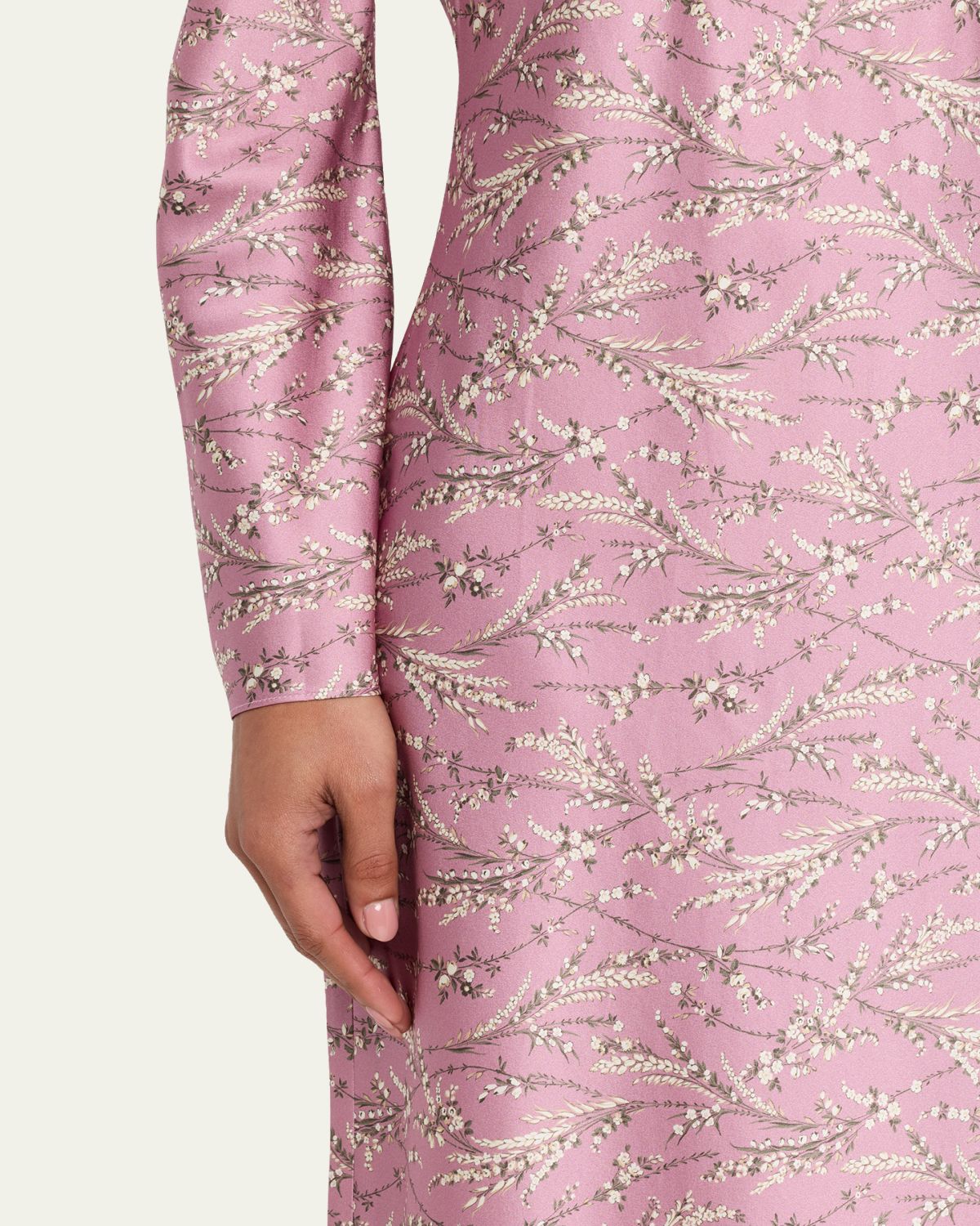 Veronica Beard Gemma Stretch-Silk Midi Dress | Thumbnail 5 Veronica Beard Gemma Stretch-Silk Midi Dress | Thumbnail 5