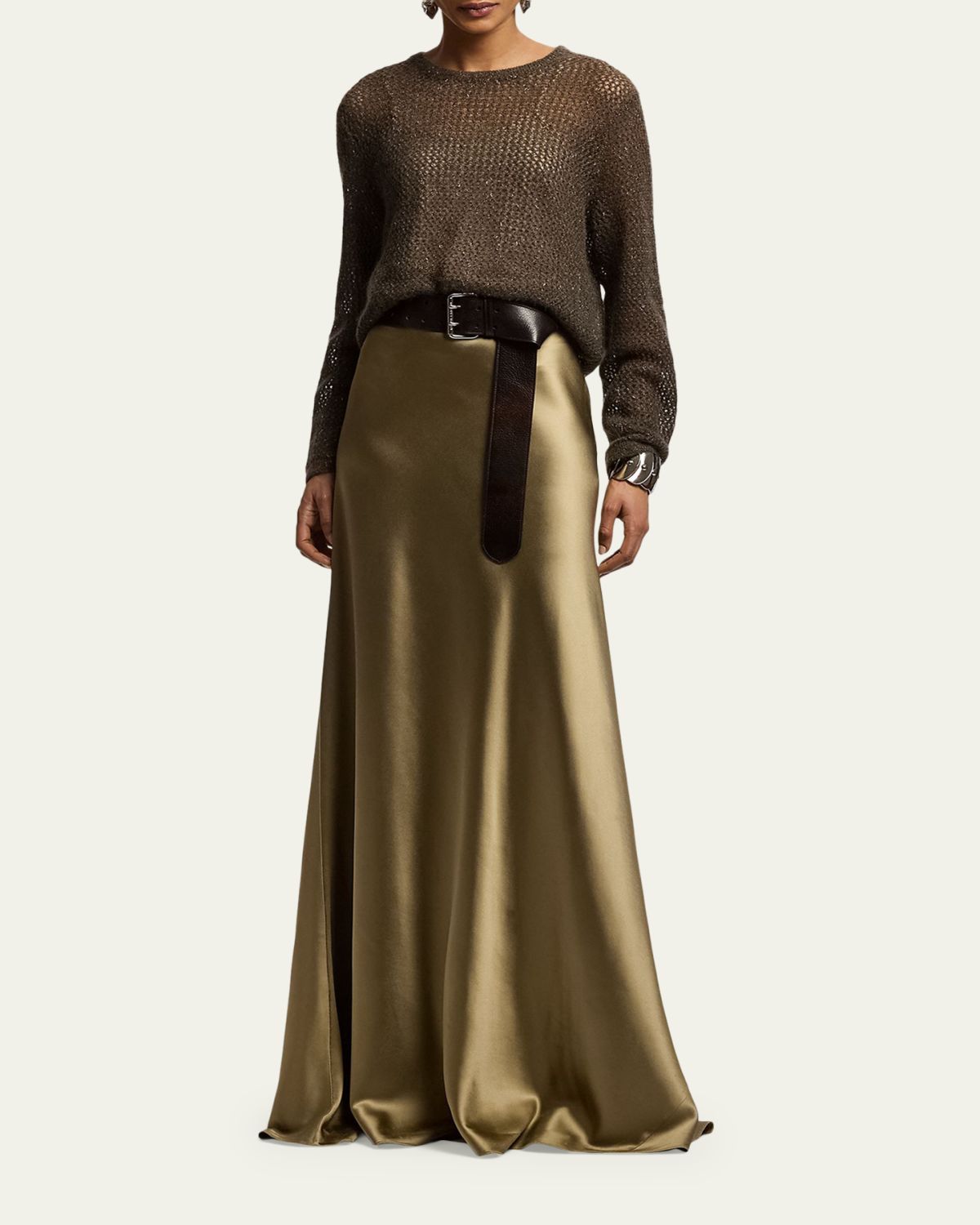 Ralph Lauren Collection Masina Satin Skirt | Thumbnail 2