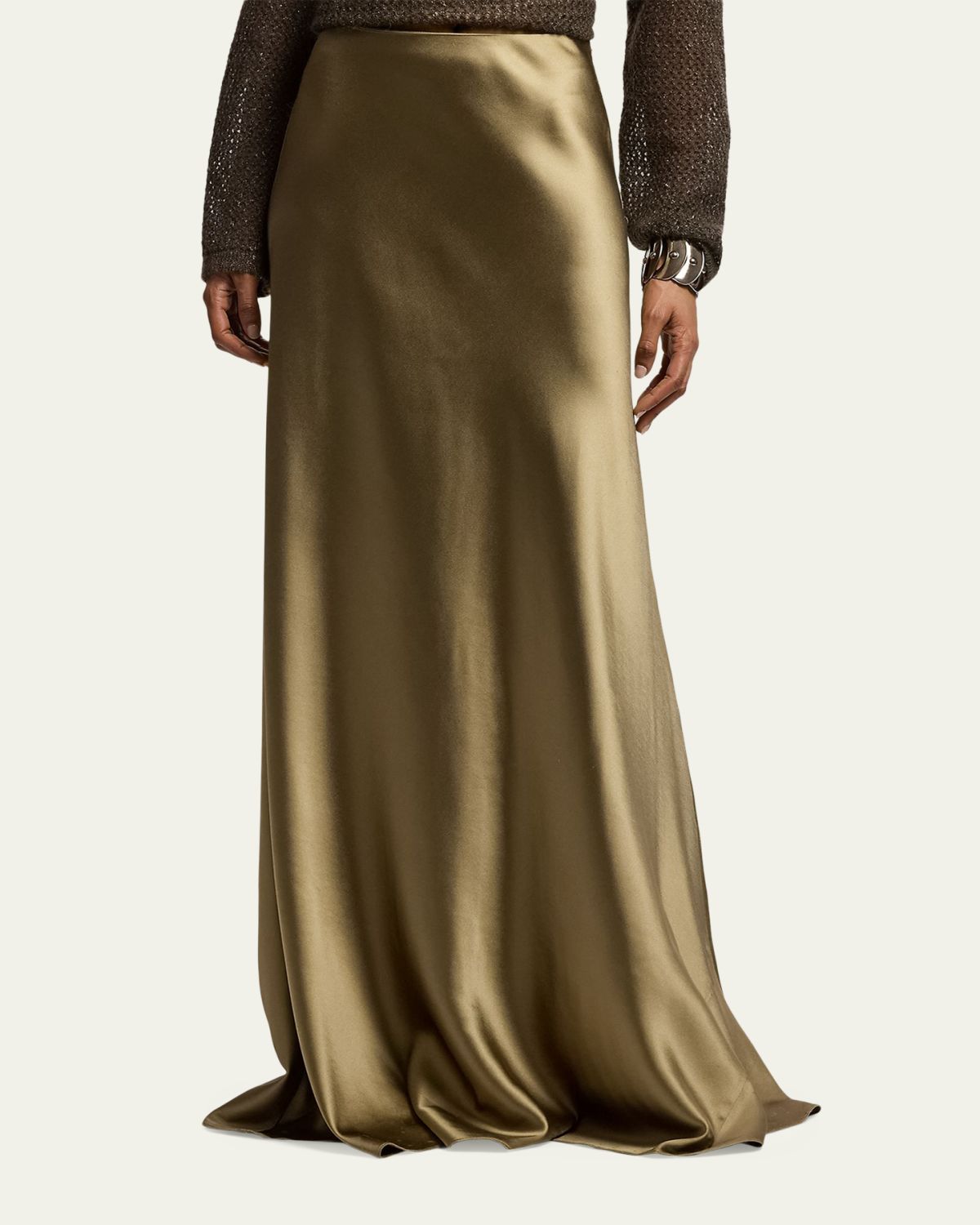 Ralph Lauren Collection Masina Satin Skirt | Thumbnail 4