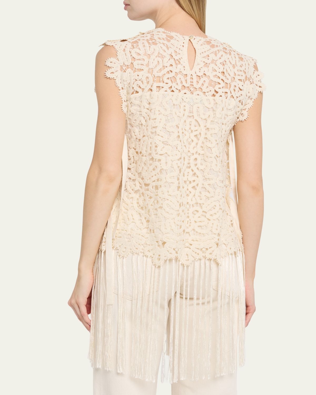 Sea Alina Embroidered Fringe Top | Thumbnail 3 Sea Alina Embroidered Fringe Top | Thumbnail 3