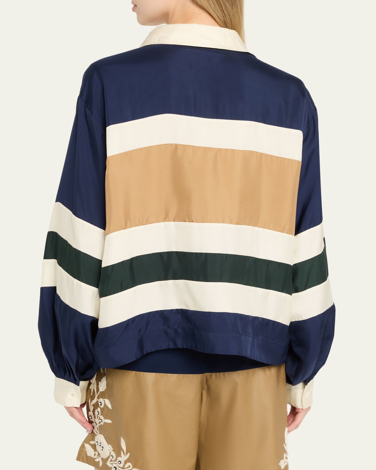 Sea Juliet Stripe Long-Sleeve Polo | Thumbnail 3 Sea Juliet Stripe Long-Sleeve Polo | Thumbnail 3