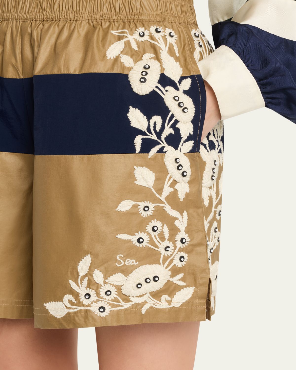 Sea Georgie Embroidered Pull-On Shorts | Thumbnail 5
