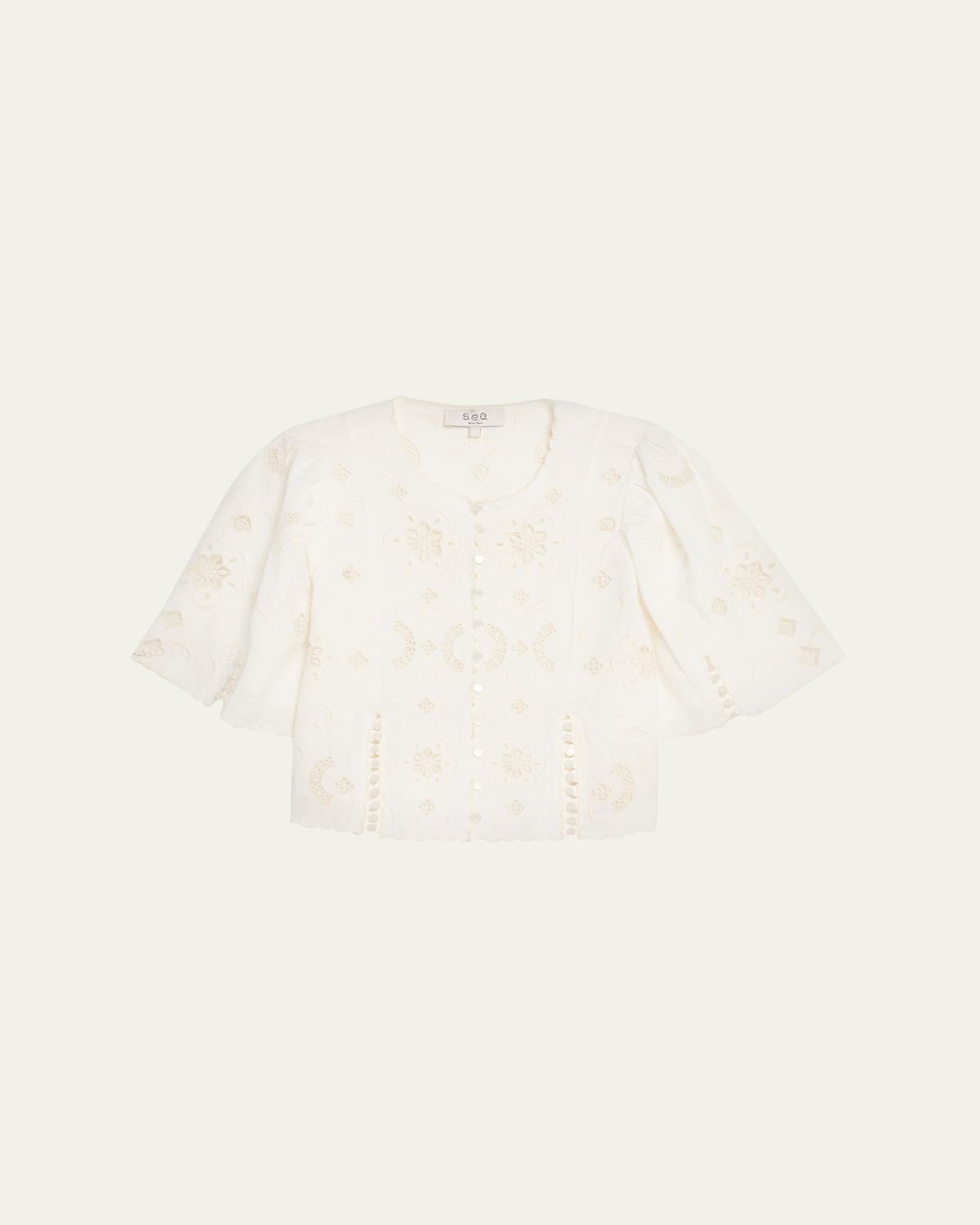 Sea Gardener Embroidered Top | Thumbnail 6 Sea Gardener Embroidered Top | Thumbnail 6