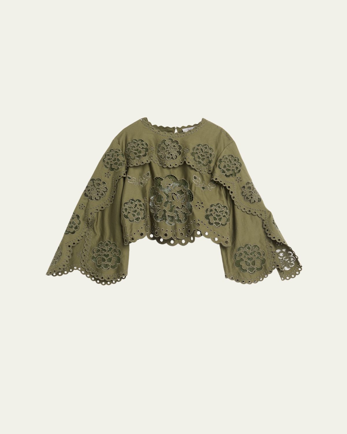 Sea Gardener Embroidered Blouse