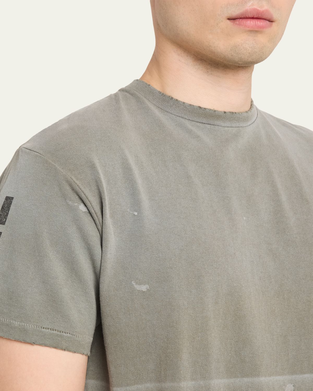 GALLERY DEPARTMENT Men's Painted French Collector Logo Jersey T-Shirt | Thumbnail 5 GALLERY DEPARTMENT Men's Painted French Collector Logo Jersey T-Shirt | Thumbnail 5