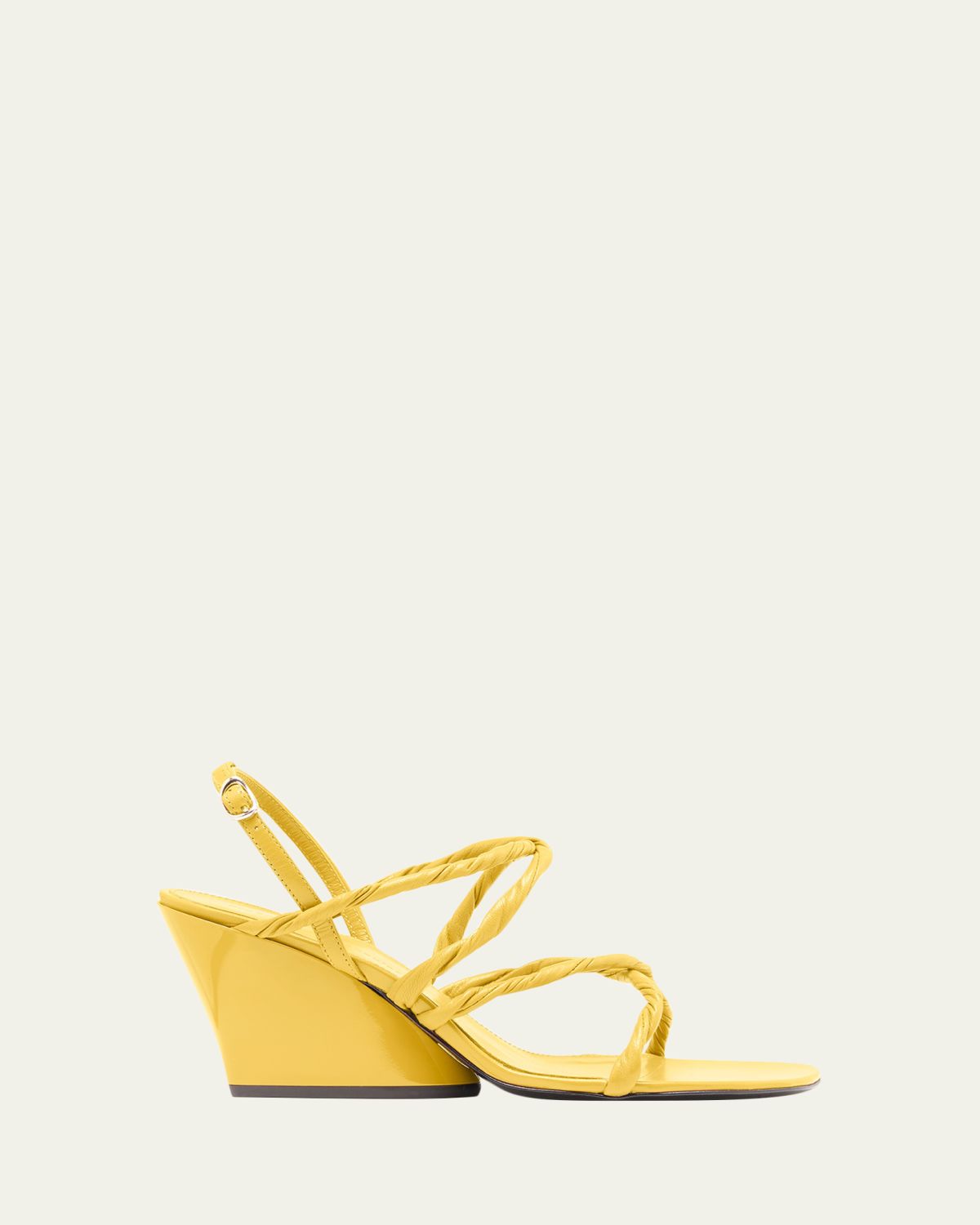 Proenza Schouler 80mm Twist Slant Leather Sandals | Thumbnail 3 Proenza Schouler 80mm Twist Slant Leather Sandals | Thumbnail 3
