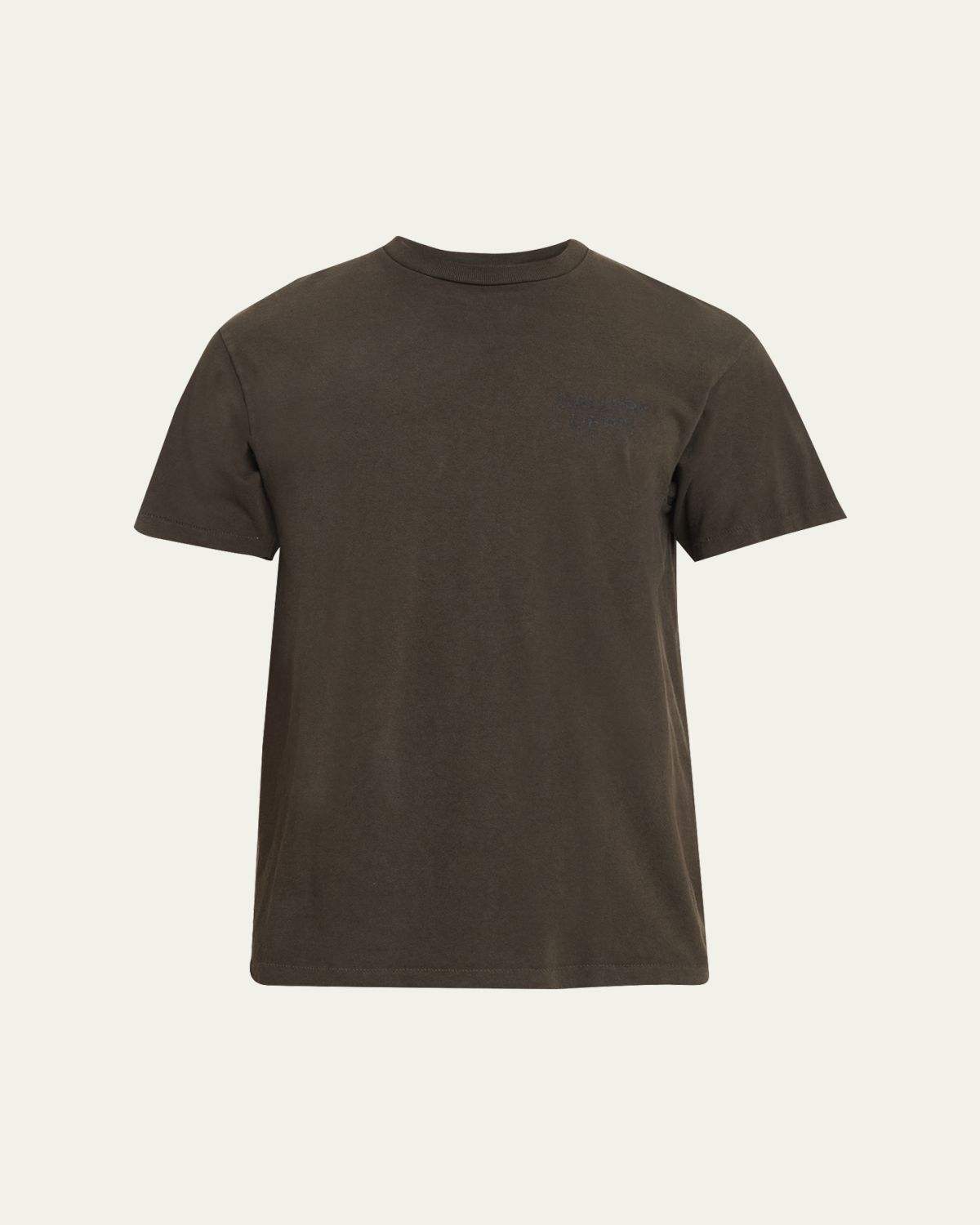 GALLERY DEPARTMENT Men's Cotton Jersey Logo-Back Crewneck T-Shirt