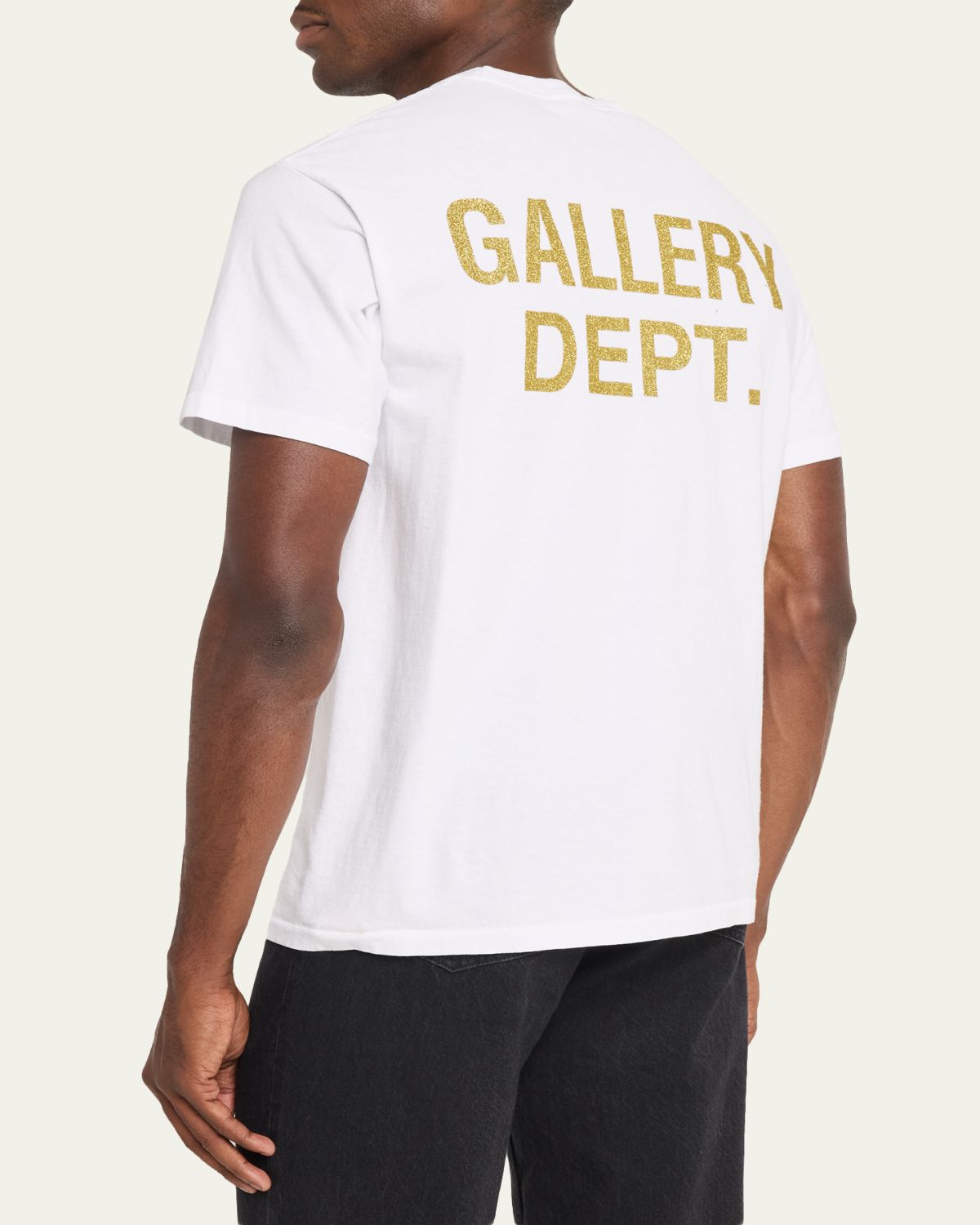GALLERY DEPARTMENT Men's Cotton Jersey Logo-Back Crewneck T-Shirt | Thumbnail 3 GALLERY DEPARTMENT Men's Cotton Jersey Logo-Back Crewneck T-Shirt | Thumbnail 3