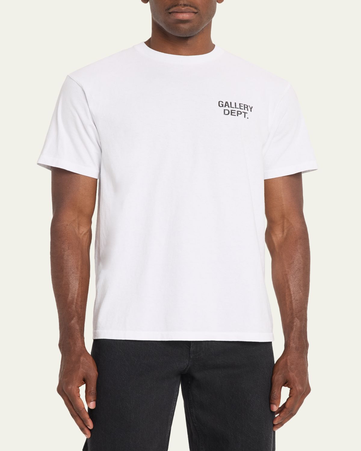 GALLERY DEPARTMENT Men's Cotton Jersey Logo-Back Crewneck T-Shirt | Thumbnail 4 GALLERY DEPARTMENT Men's Cotton Jersey Logo-Back Crewneck T-Shirt | Thumbnail 4