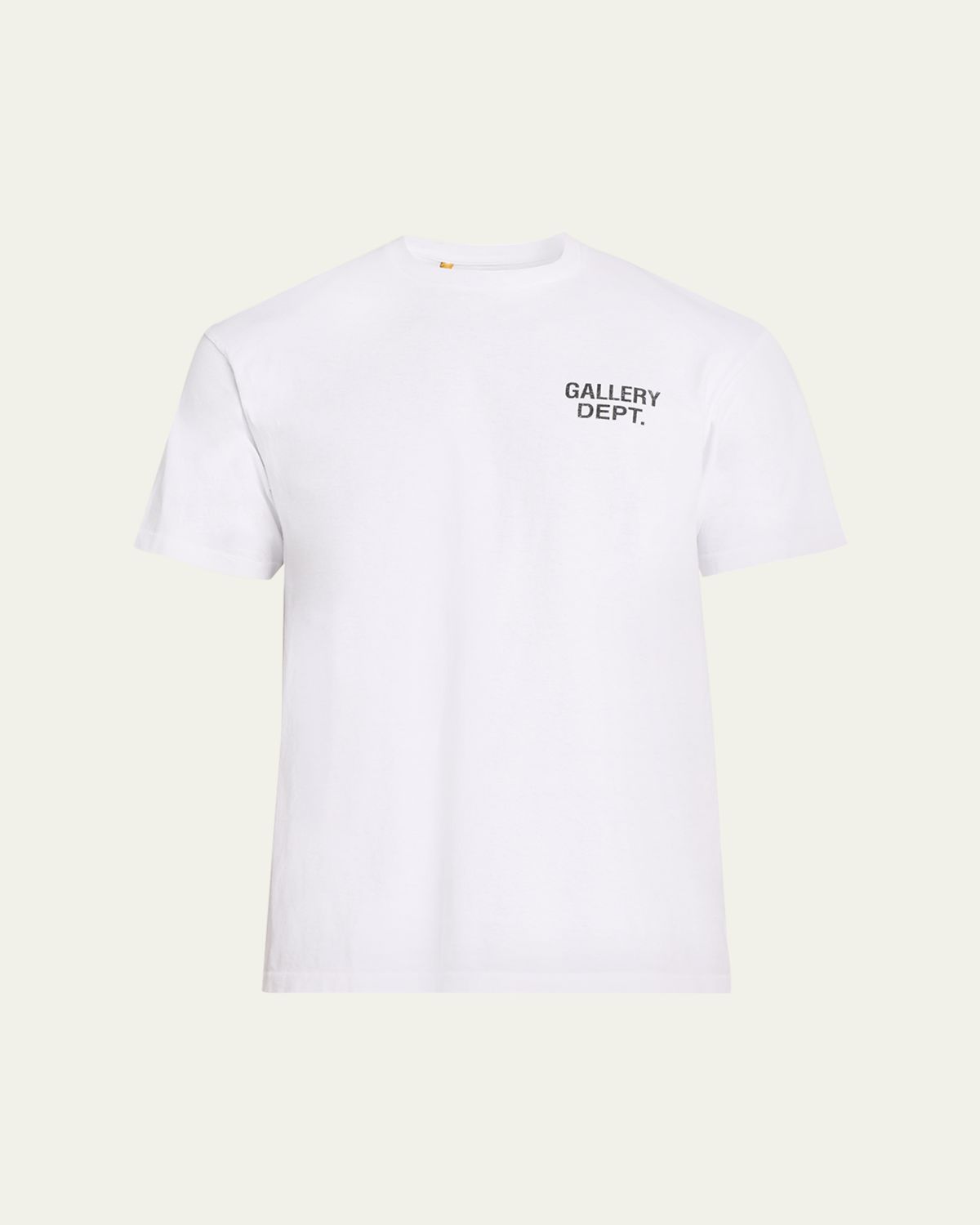GALLERY DEPARTMENT Men's Cotton Jersey Logo-Back Crewneck T-Shirt
