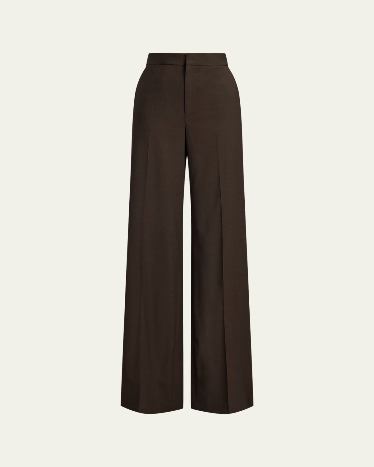 Ralph Lauren Collection Tropical Wool Straight Trousers