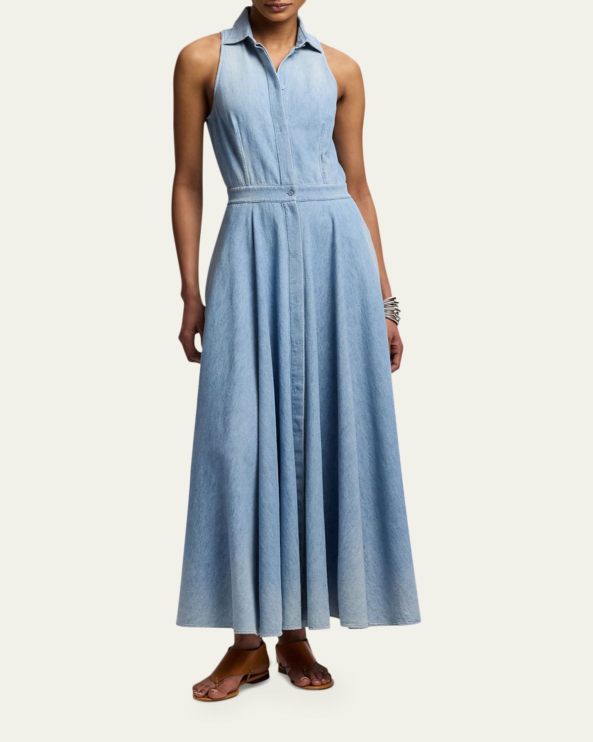 Ralph Lauren Collection Peyten Cotton Denim Day Dress | Thumbnail 2 Ralph Lauren Collection Peyten Cotton Denim Day Dress | Thumbnail 2