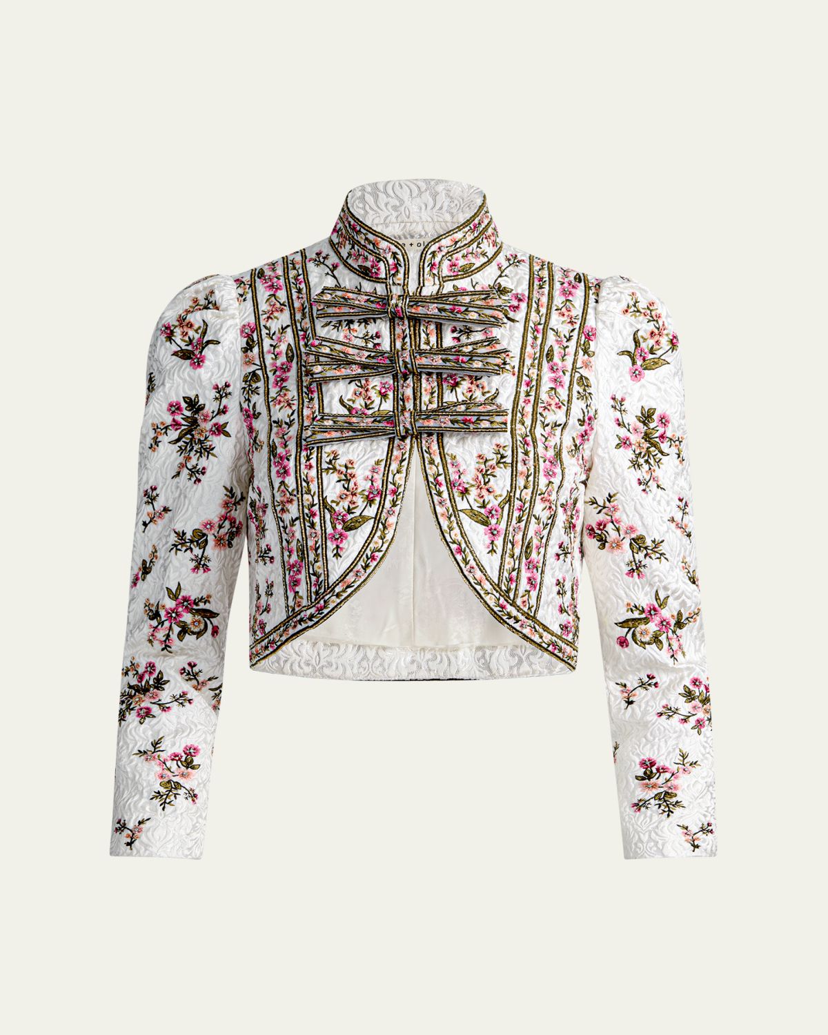 ALICE + OLIVIA Ilaria Embroidered Cropped Jacket | Thumbnail 6 ALICE + OLIVIA Ilaria Embroidered Cropped Jacket | Thumbnail 6