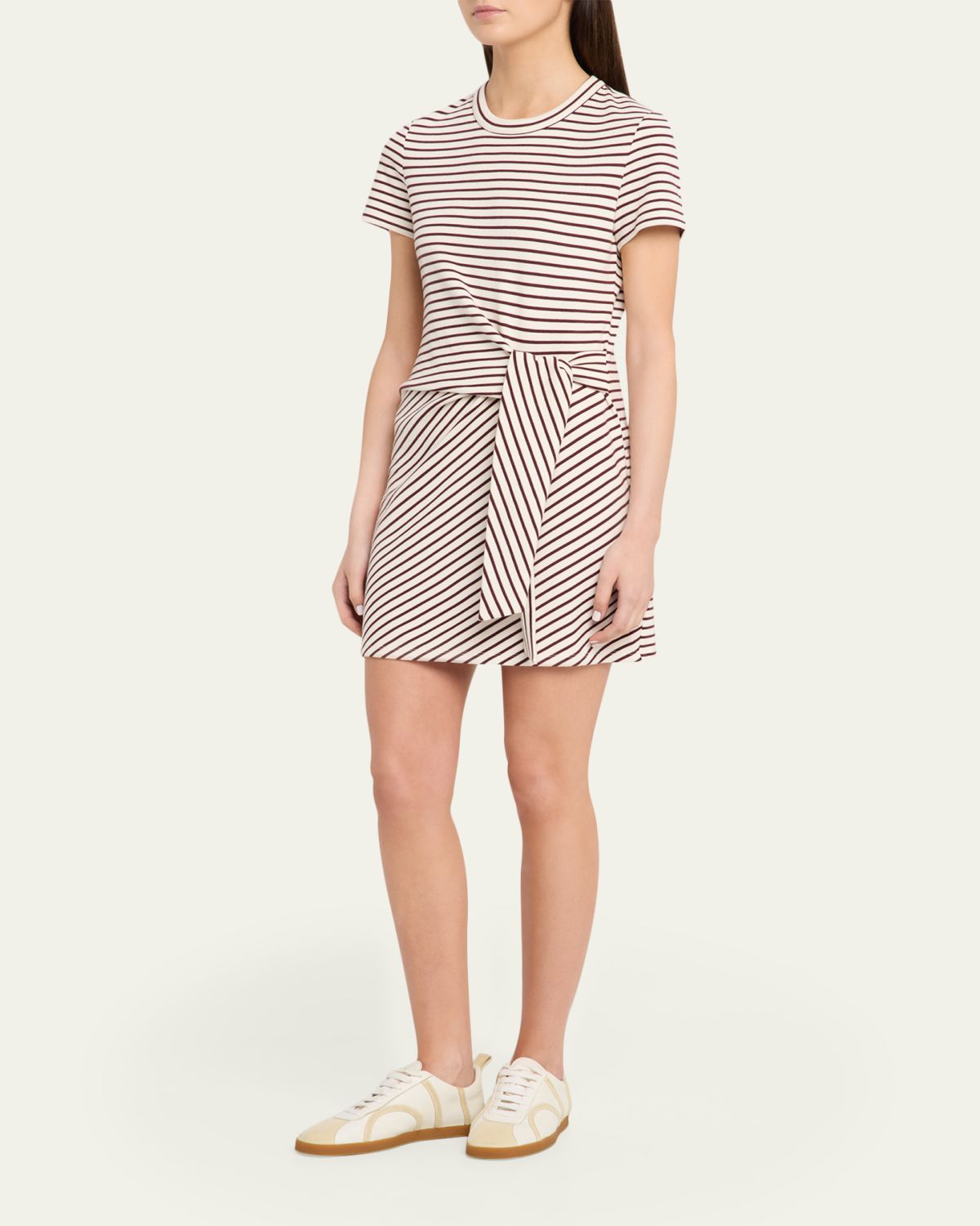 Veronica Beard Elvaris Striped T-Shirt Dress | Thumbnail 2 Veronica Beard Elvaris Striped T-Shirt Dress | Thumbnail 2