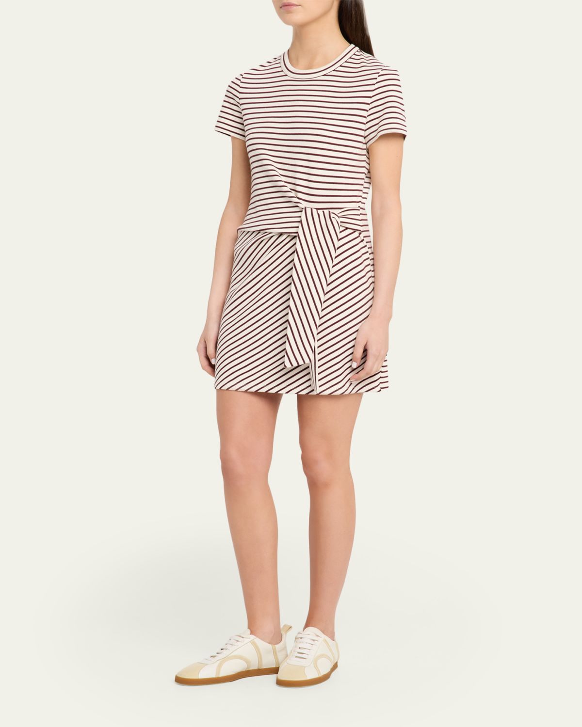 Veronica Beard Elvaris Striped T-Shirt Dress | Thumbnail 4 Veronica Beard Elvaris Striped T-Shirt Dress | Thumbnail 4