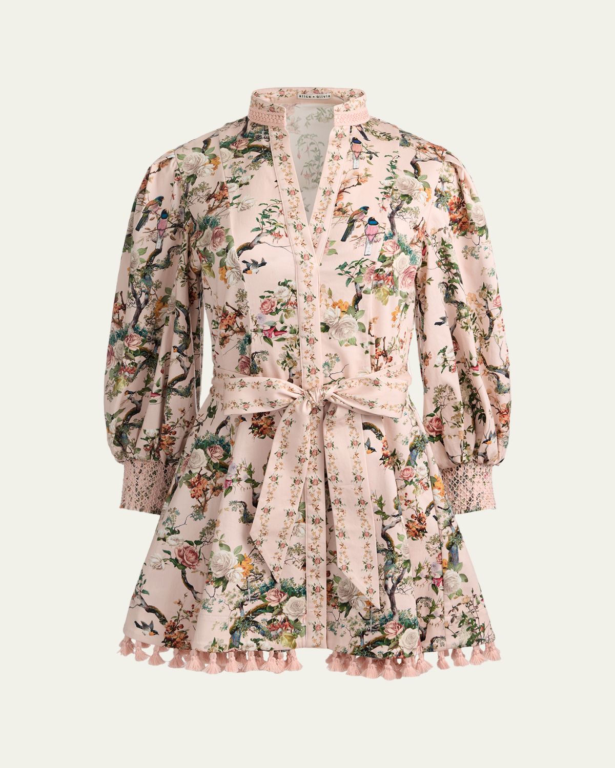 ALICE + OLIVIA Lucy Belted Mini Shirtdress | Thumbnail 8 ALICE + OLIVIA Lucy Belted Mini Shirtdress | Thumbnail 8