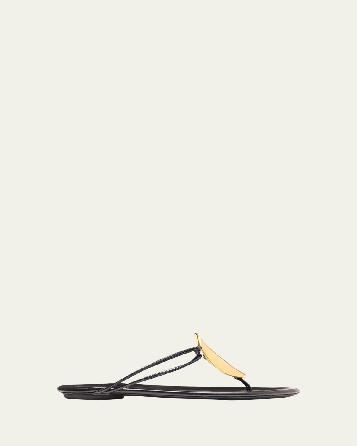 Proenza Schouler Uma Leather Hardware Thong Sandals