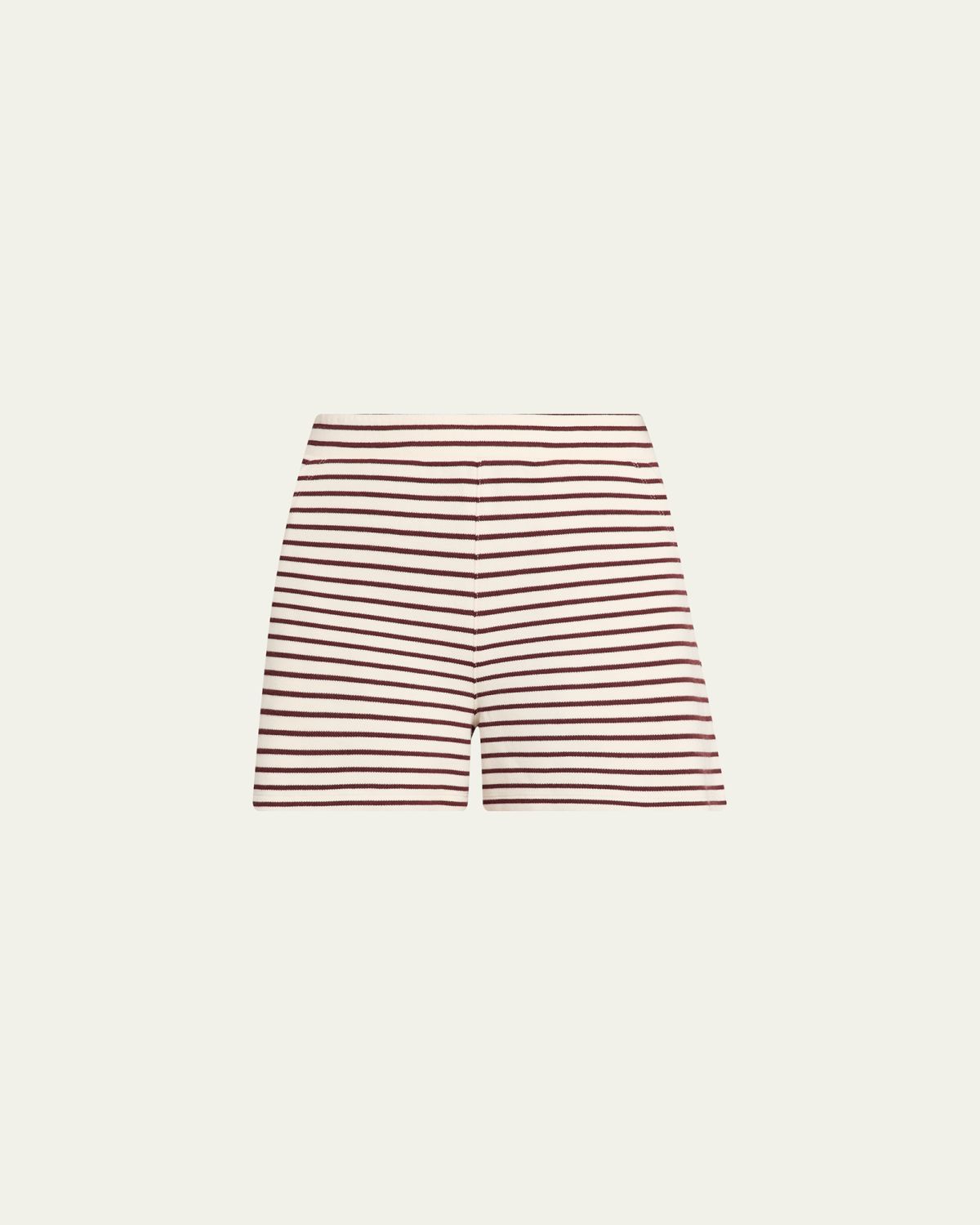 Veronica Beard Brighton Striped Knit Shorts