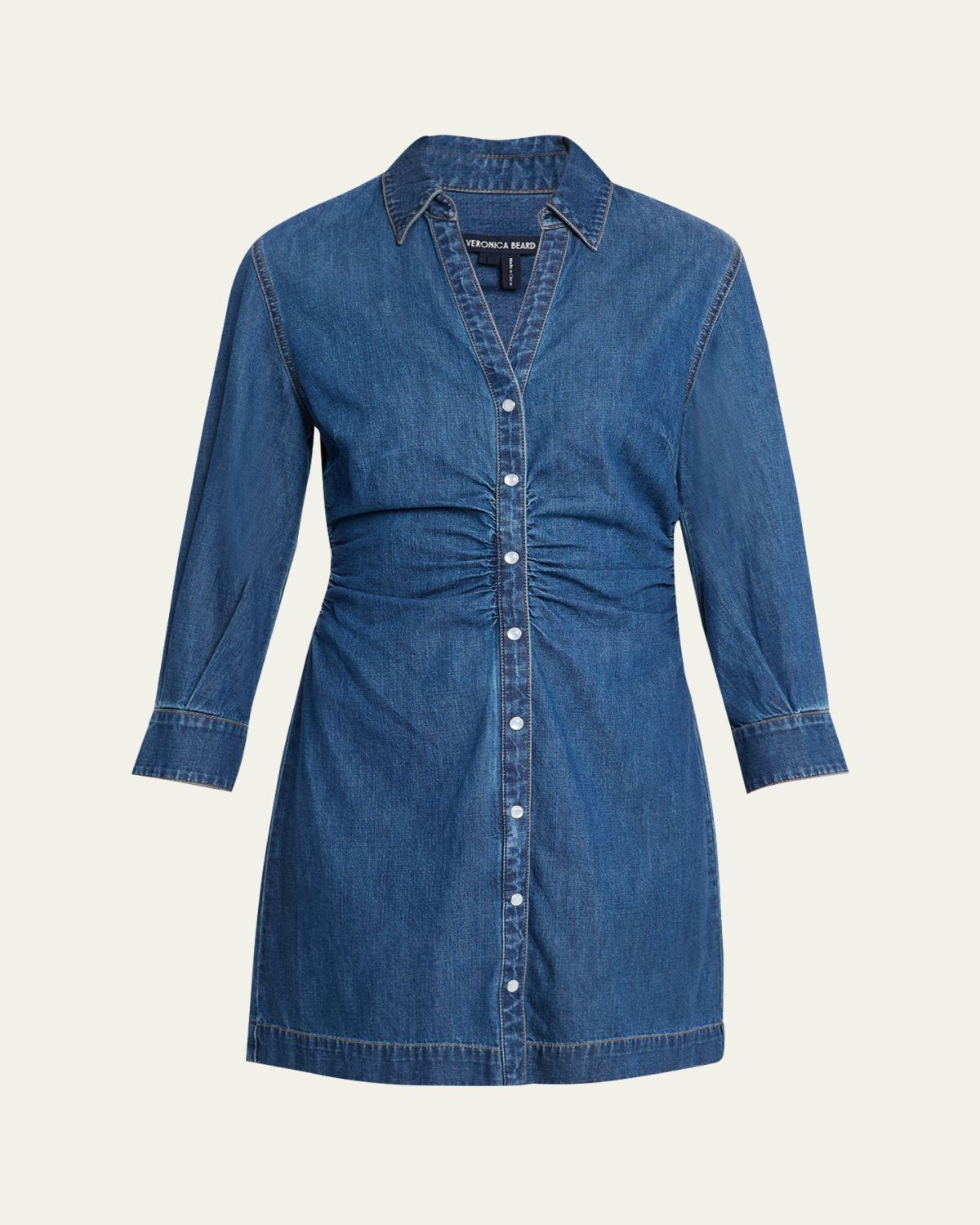 Veronica Beard Maura Denim Mini Dress