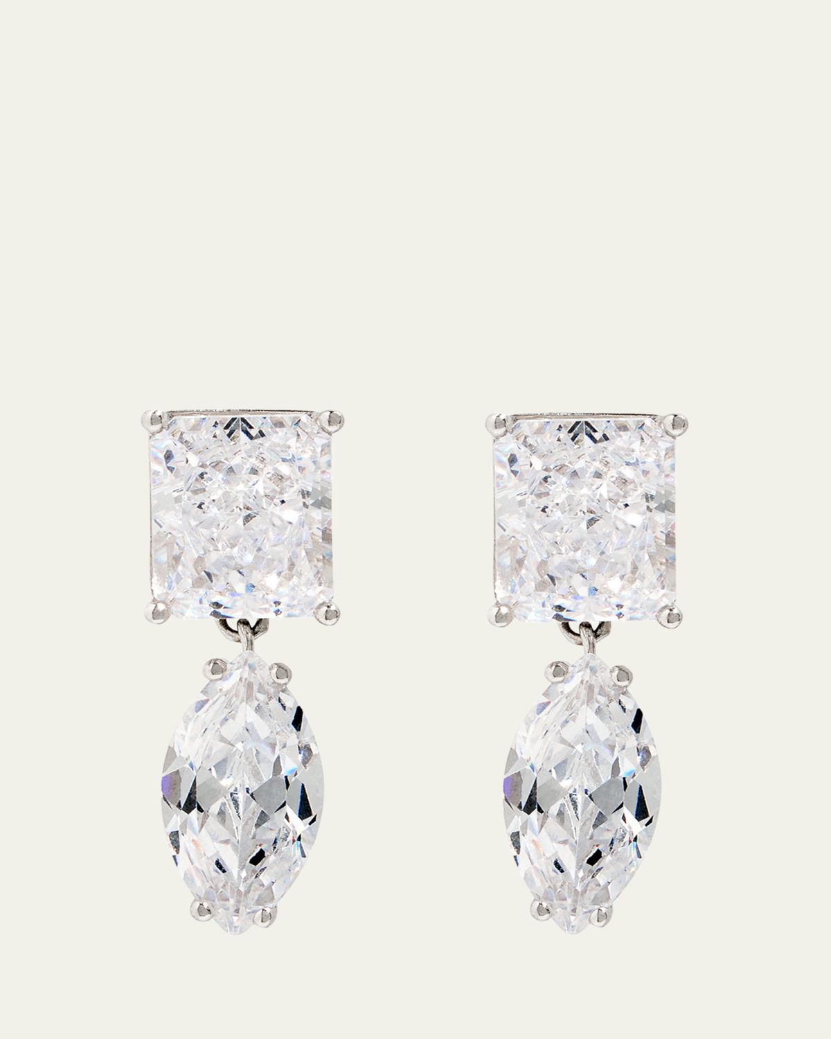 Nickho Rey Alberto Drop Earrings, White