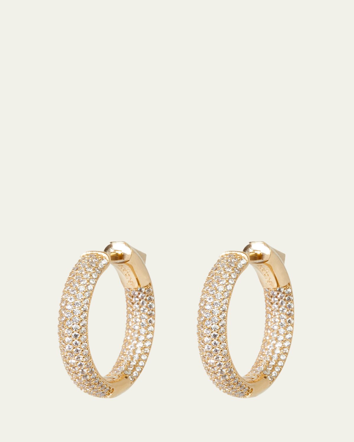 Nickho Rey Mini Tire Hoop Earrings