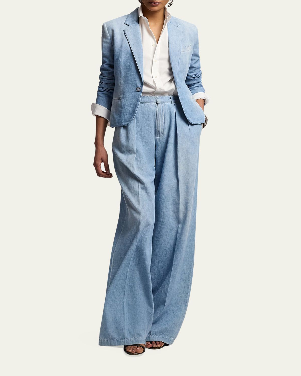 Ralph Lauren Collection Lochlan Cotton Denim Jacket | Thumbnail 2