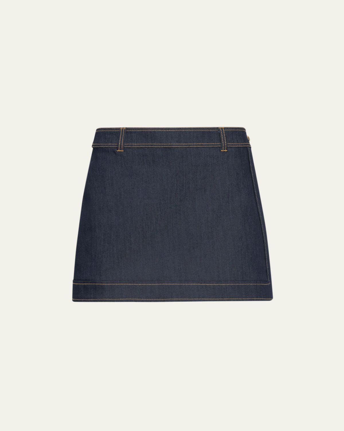 Cinq a Sept Larsa Denim Skort | Thumbnail 4 Cinq a Sept Larsa Denim Skort | Thumbnail 4