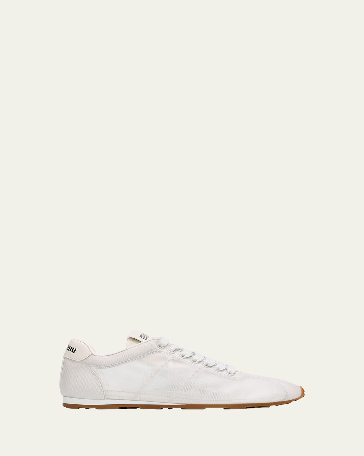 Miu Miu Mesh Retro Runner Sneakers | Thumbnail 6 Miu Miu Mesh Retro Runner Sneakers | Thumbnail 6