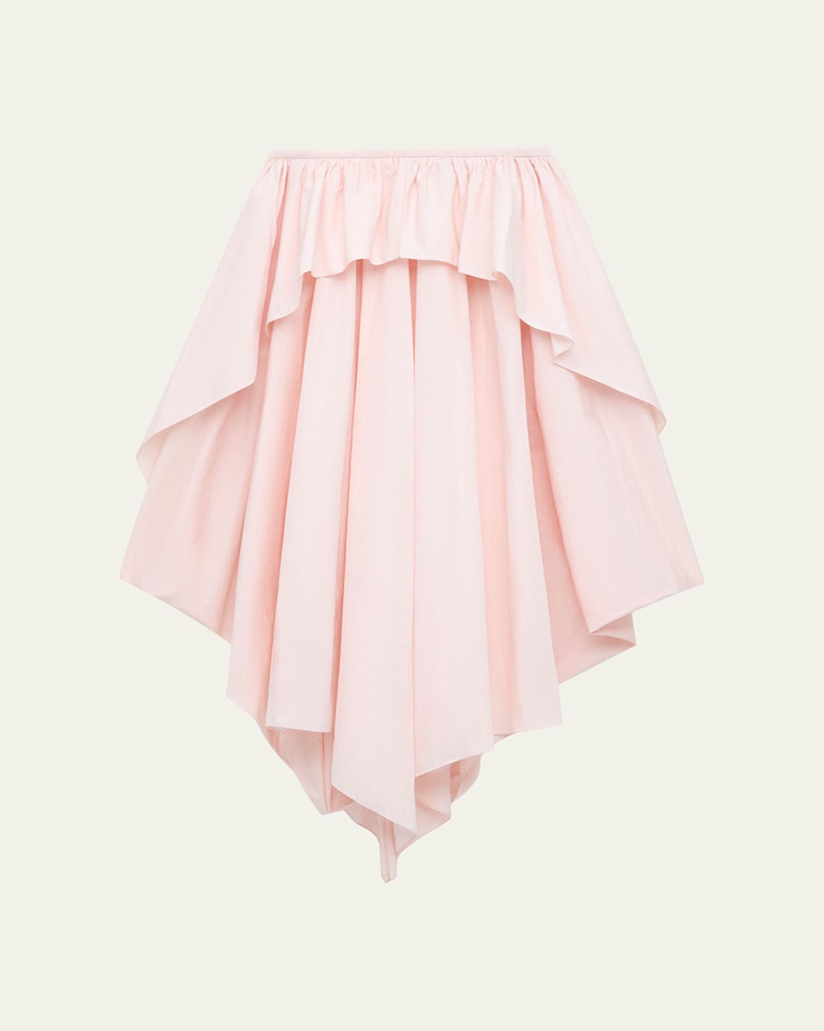 Loewe x Paula 's Ibiza Layered Ruffle Cotton Midi Skirt