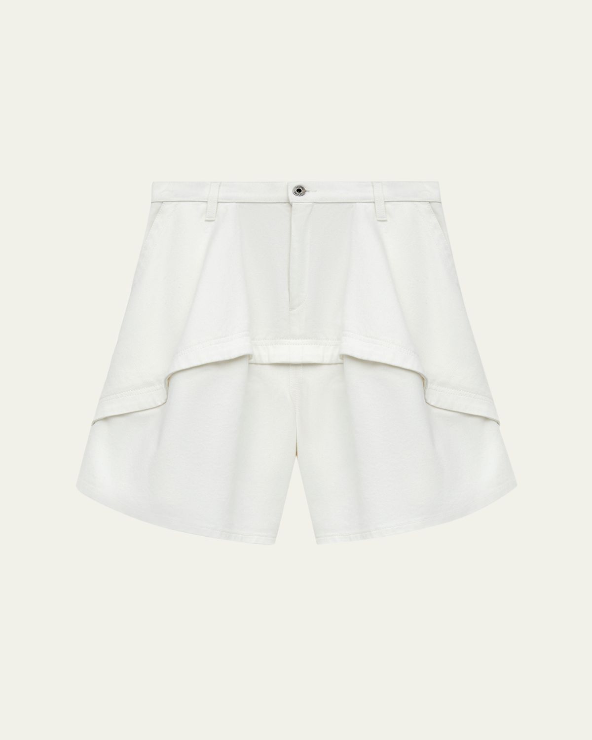 Loewe x Paula's Ibiza Panelled Cotton Denim Shorts