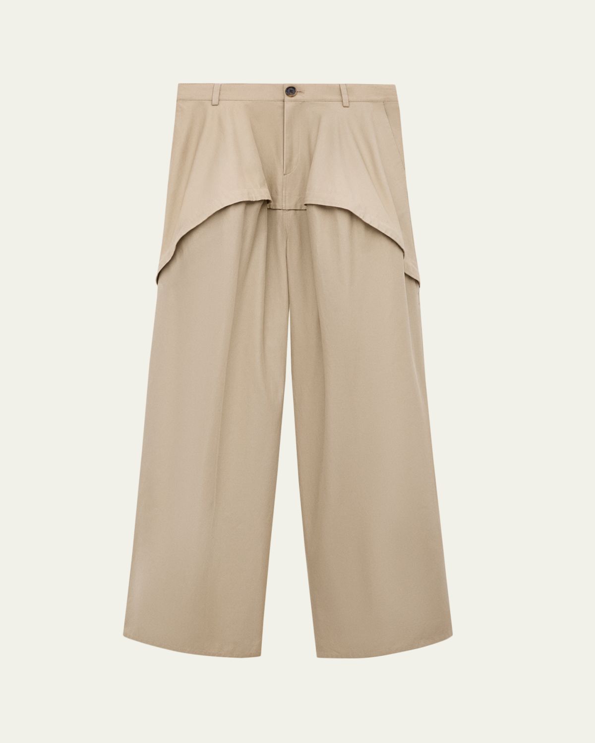 Loewe x Paula's Ibiza Layered Yoke Wide-Leg Trousers