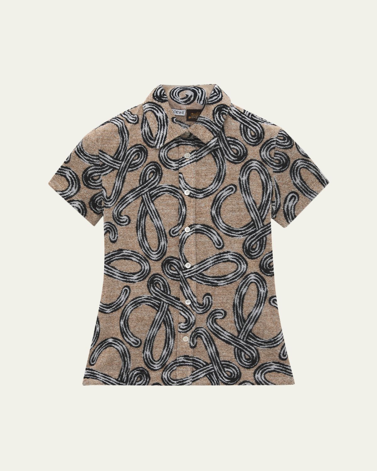 Loewe x Paula's Ibiza Cotton-Blend  Logo Buttoned Shirt