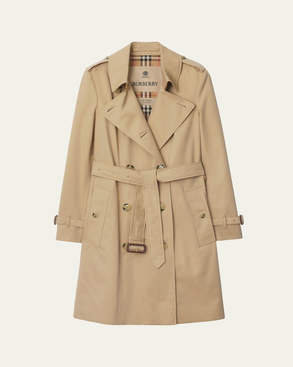 Burberry Chelsea Belted Double-Breasted Trench Coat | Thumbnail 5