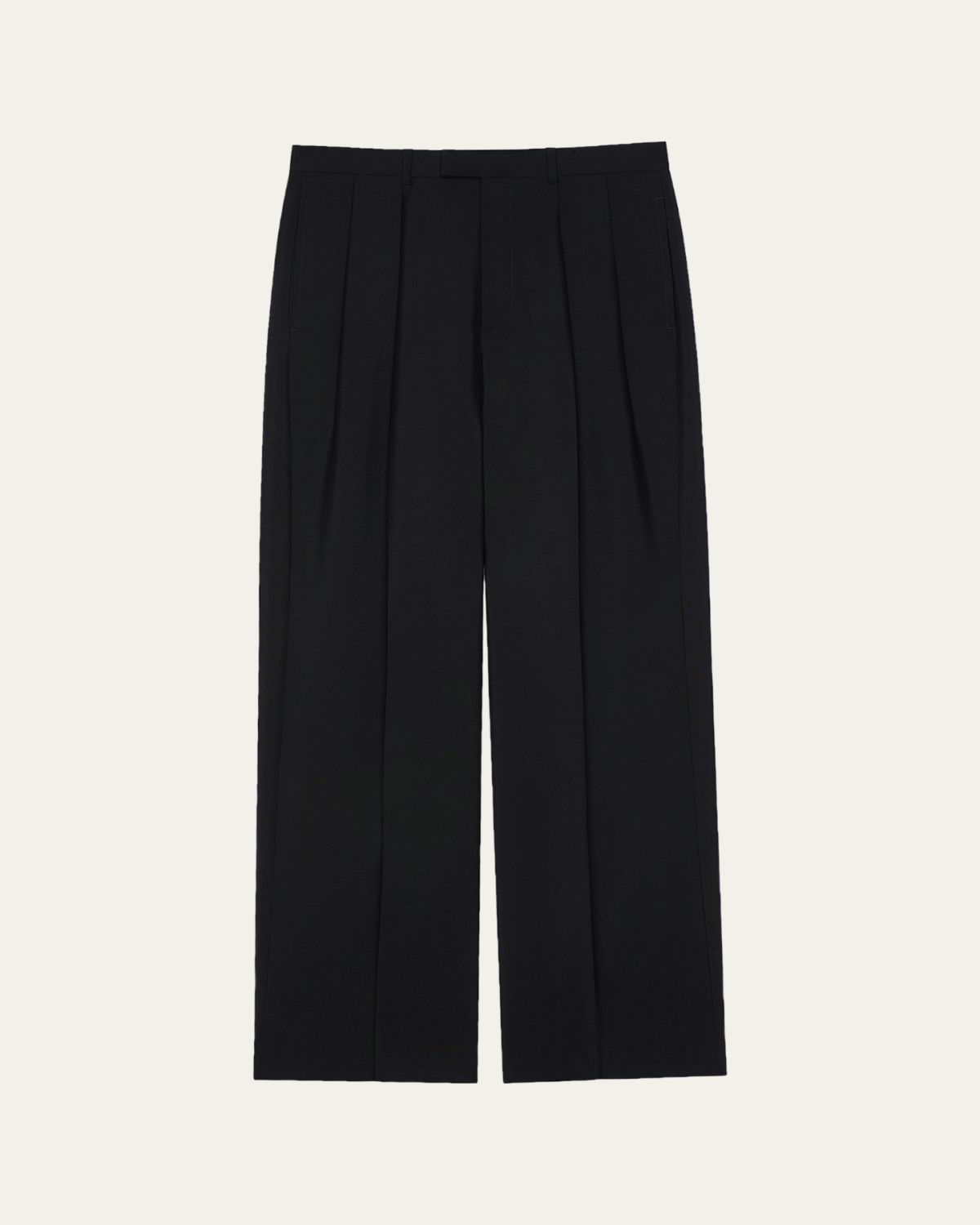 Givenchy Men's Double Pleated Wide-Leg Trousers | Thumbnail 5 Givenchy Men's Double Pleated Wide-Leg Trousers | Thumbnail 5