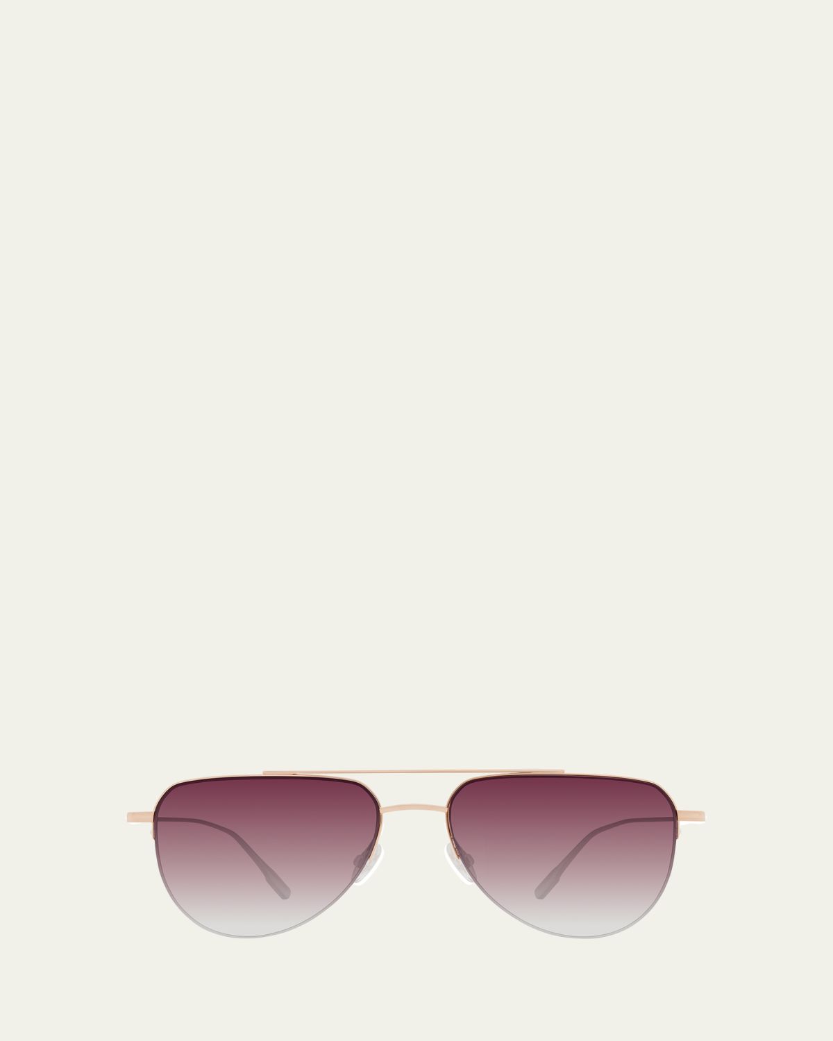 Barton Perreira McNair 55mm Titanium Aviator Sunglasses