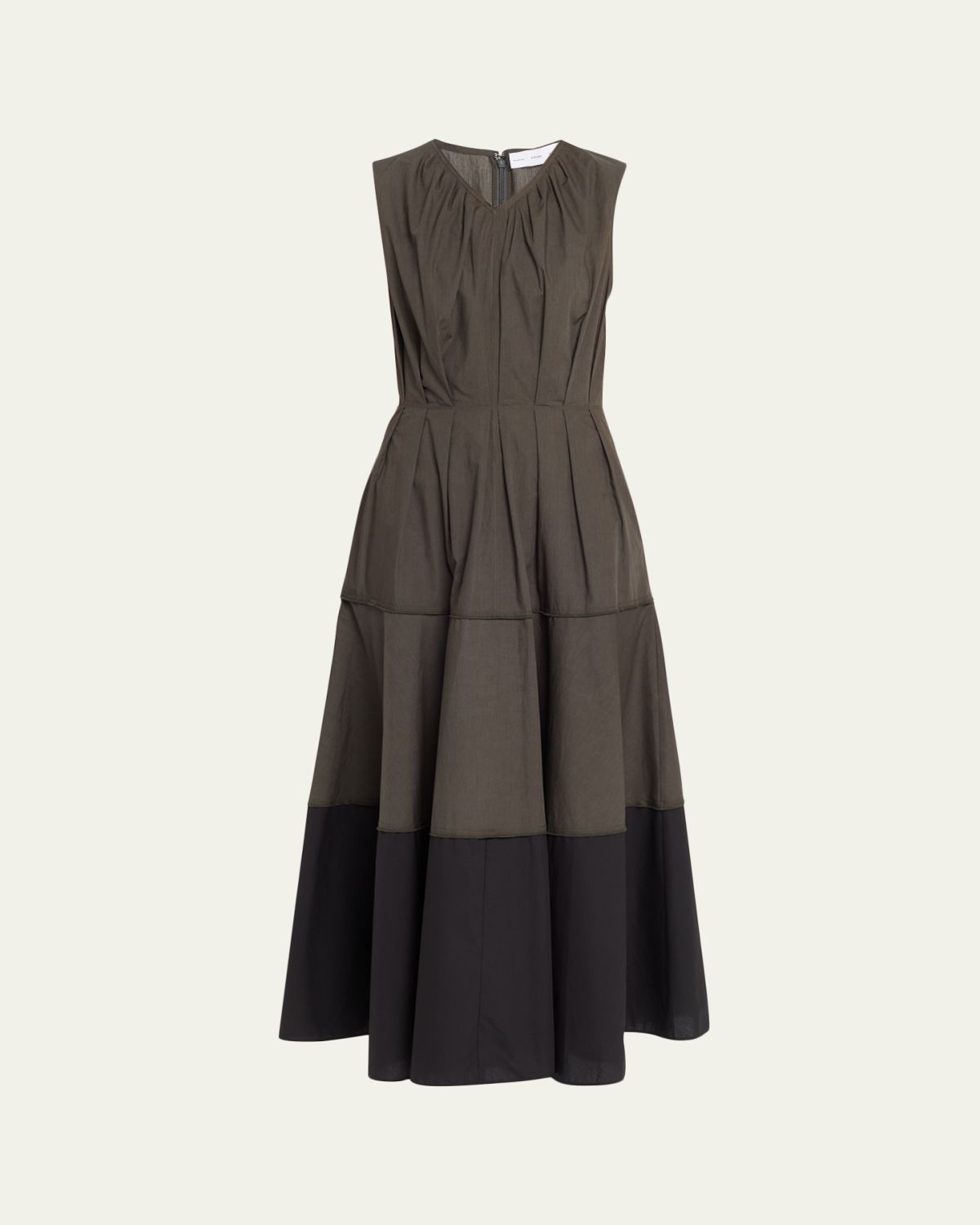 Proenza Schouler White Label Kailey Tiered Poplin Maxi Dress | Thumbnail 5 Proenza Schouler White Label Kailey Tiered Poplin Maxi Dress | Thumbnail 5