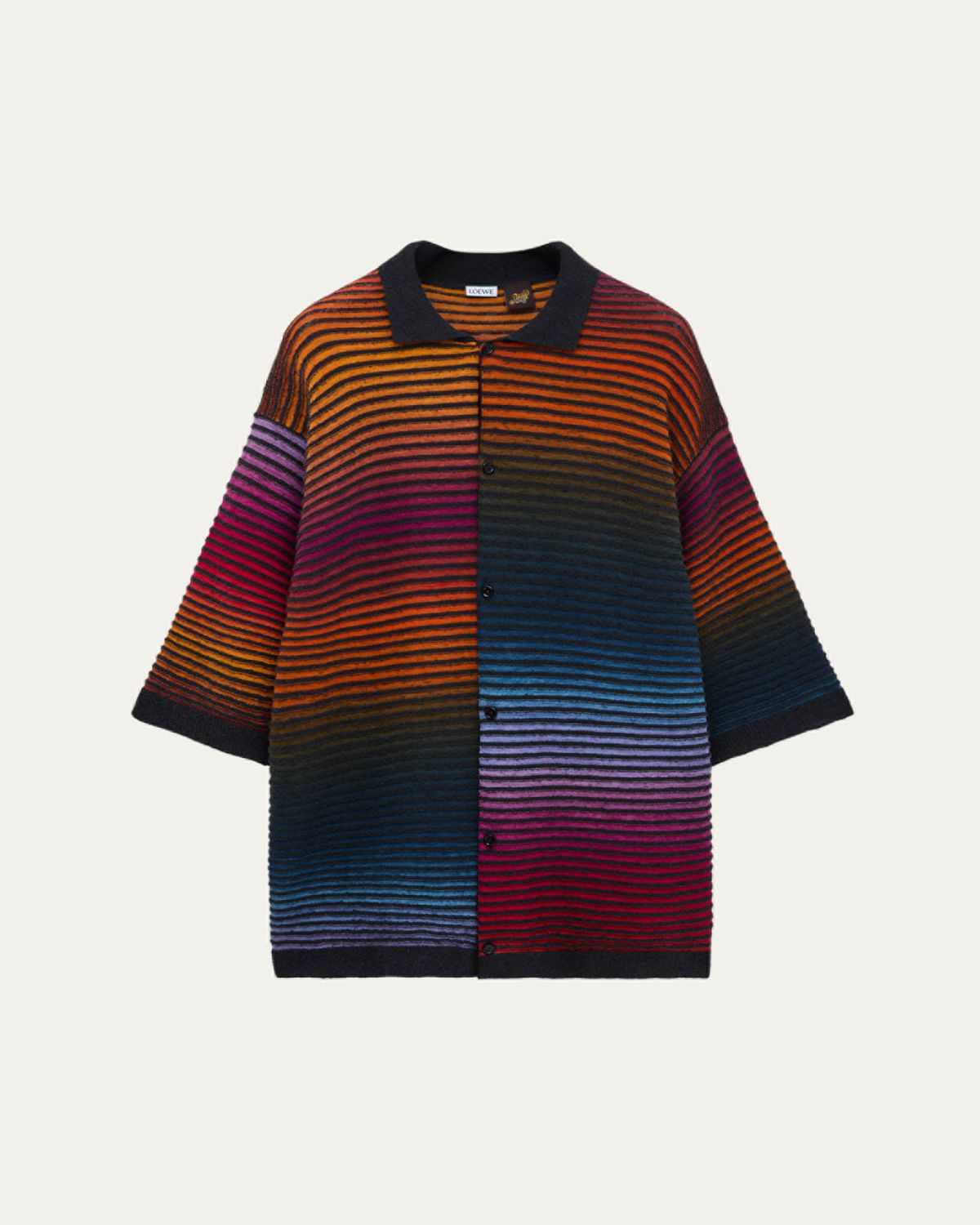Loewe x Paula's Ibiza Men's Multi-Stripe Knit Shirt | Thumbnail 6