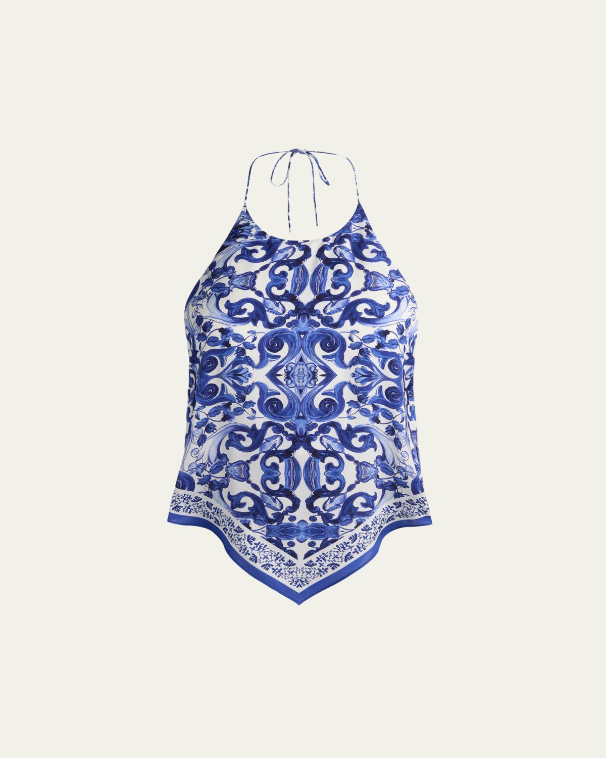 ALICE + OLIVIA Frenchie Handkerchief Halter Top | Thumbnail 6 ALICE + OLIVIA Frenchie Handkerchief Halter Top | Thumbnail 6