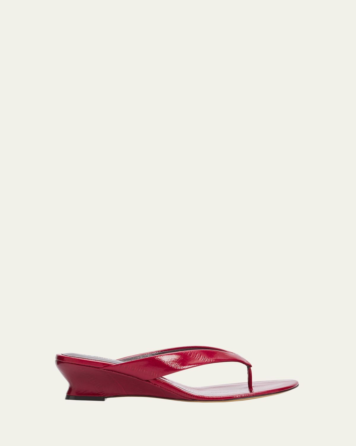Le Monde Beryl 50mm Eel-Embossed Leather Micro Wedge Thong Sandals | Thumbnail 6 Le Monde Beryl 50mm Eel-Embossed Leather Micro Wedge Thong Sandals | Thumbnail 6