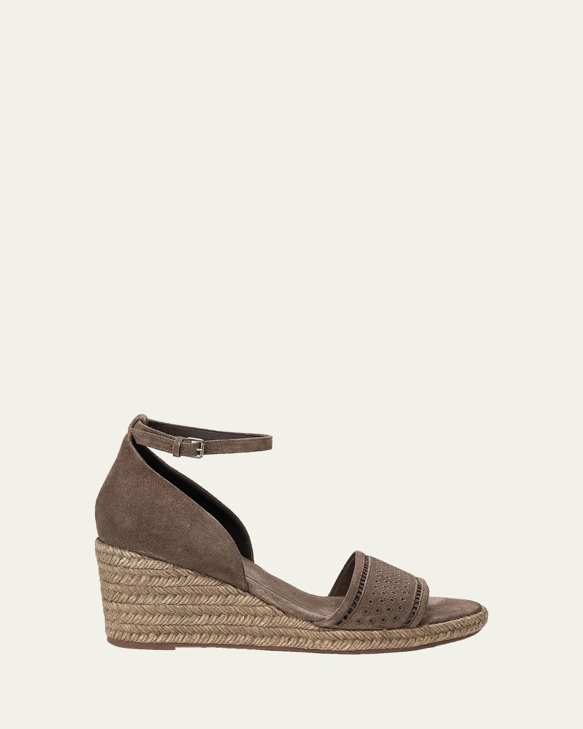 Brunello Cucinelli Suede Espadrille Wedge Sandals | Thumbnail 6