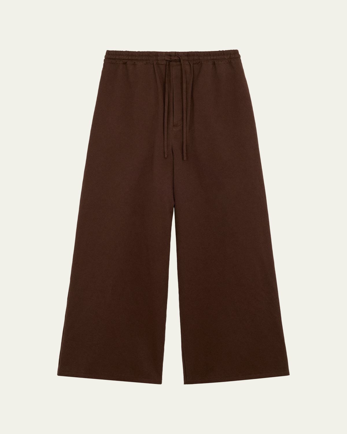 Loewe x Paula's Ibiza Men's Washed Satin Wide-Leg Drawstring Pants
