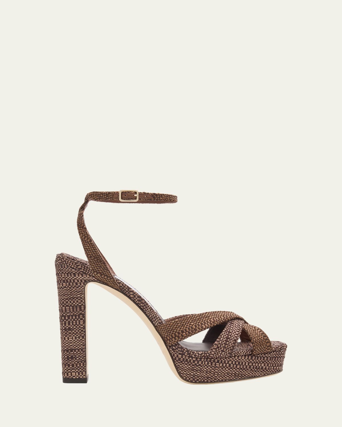 Jimmy Choo 120mm Kove Raffia Platform Sandals | Thumbnail 4 Jimmy Choo 120mm Kove Raffia Platform Sandals | Thumbnail 4