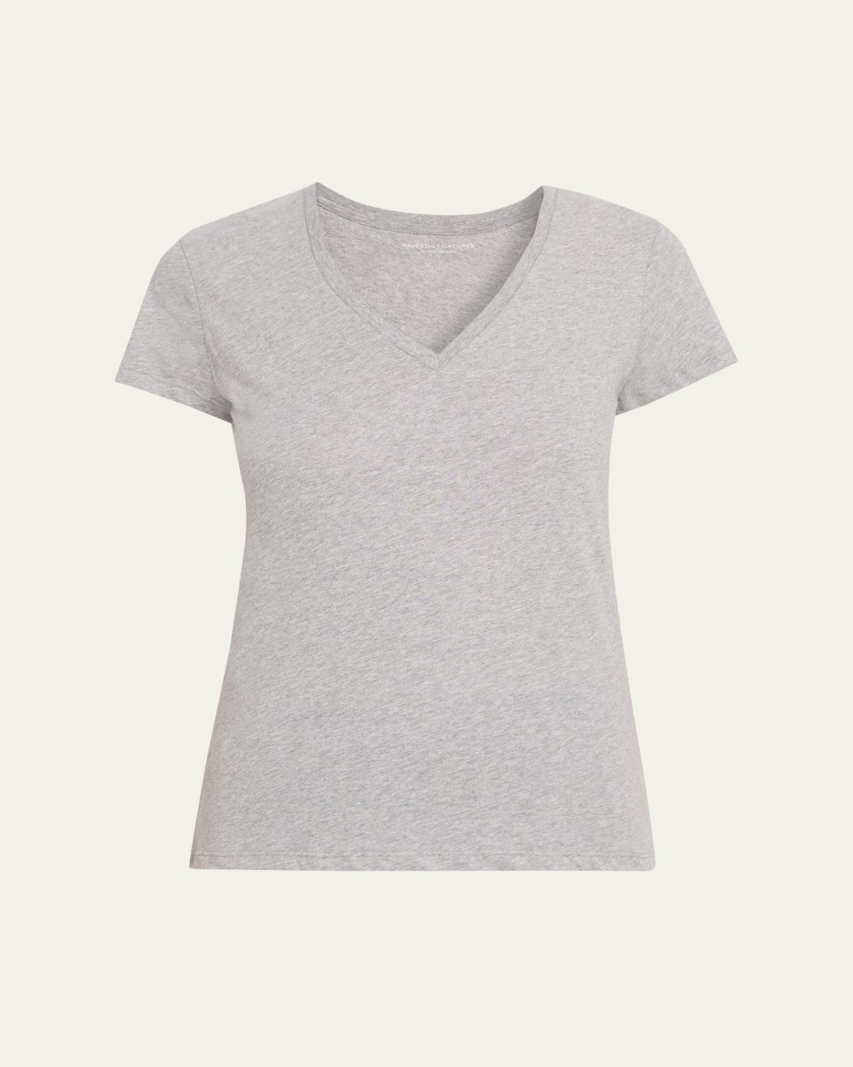 Majestic Filatures V-Neck Deluxe Organic Cotton T-Shirt