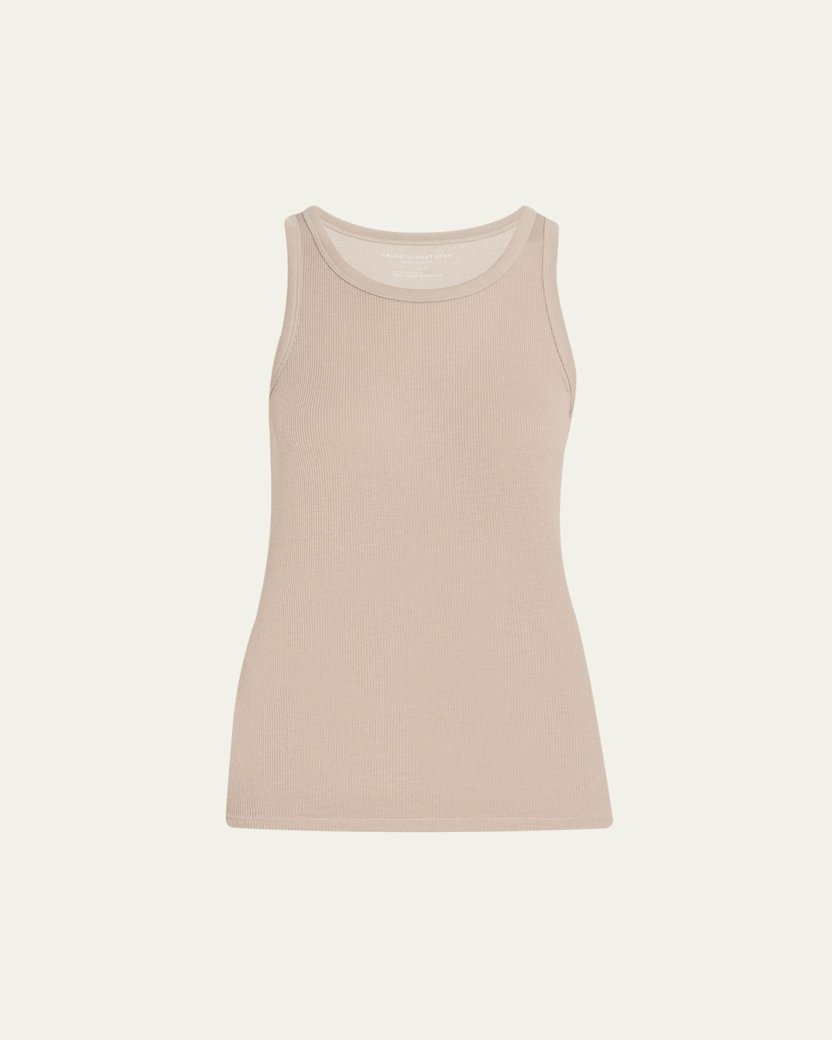 Majestic Filatures Lyocell Cotton Baby Rib Knit Tank