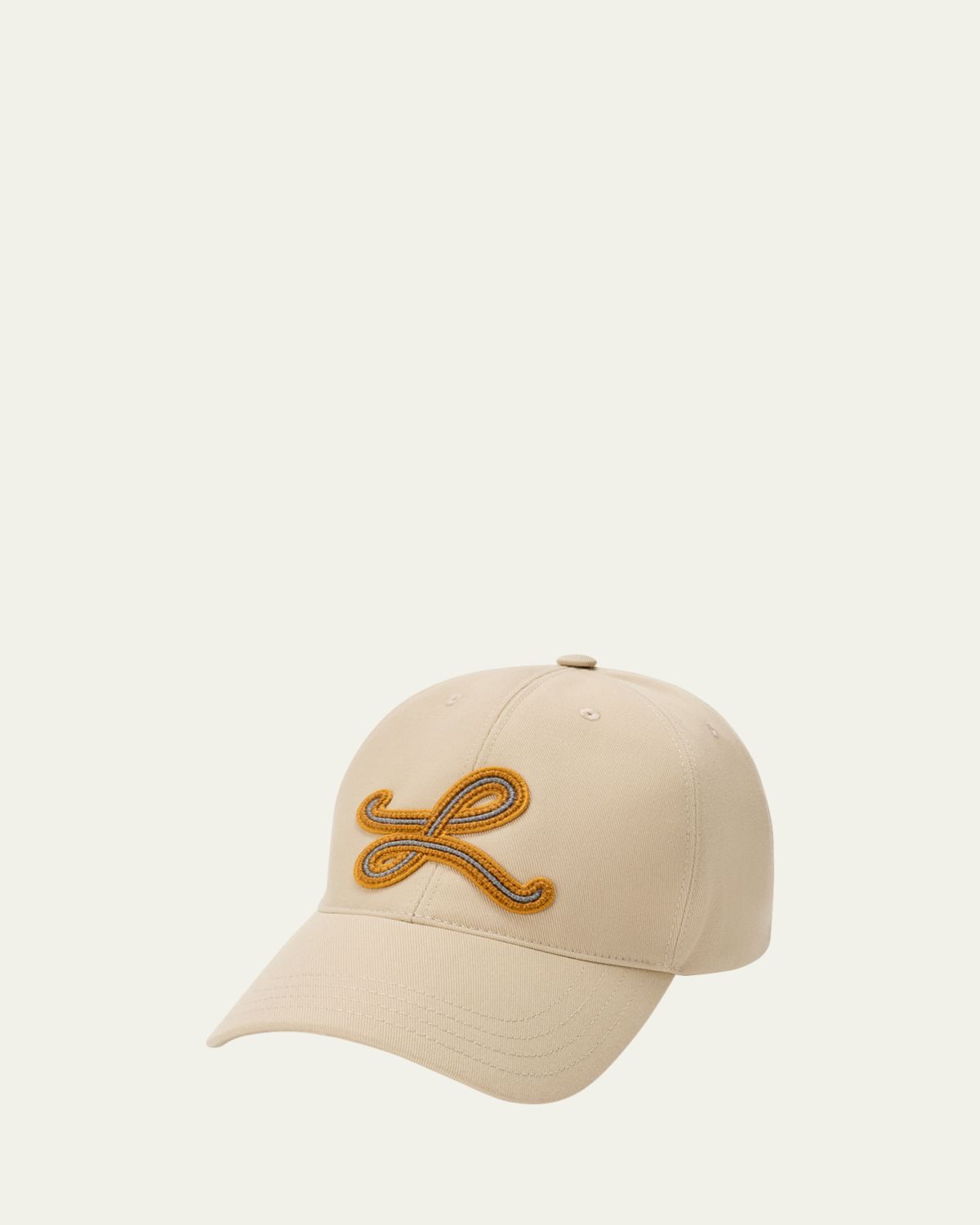 Loewe Men's -Patch Cotton Baseball Cap | Thumbnail 3 Loewe Men's -Patch Cotton Baseball Cap | Thumbnail 3
