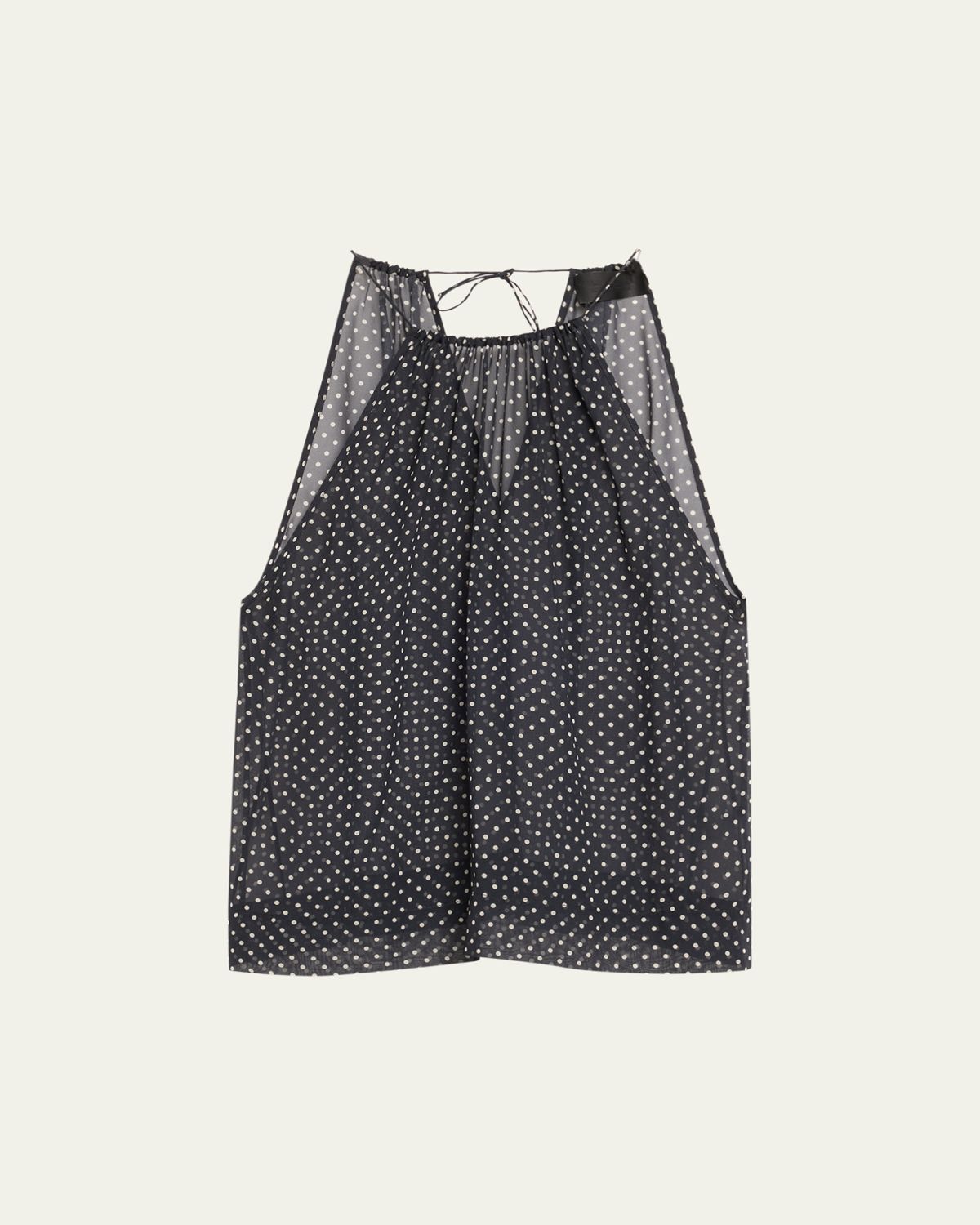 Nili Lotan Nikki Silk Polka Dot Halter Top | Thumbnail 6 Nili Lotan Nikki Silk Polka Dot Halter Top | Thumbnail 6