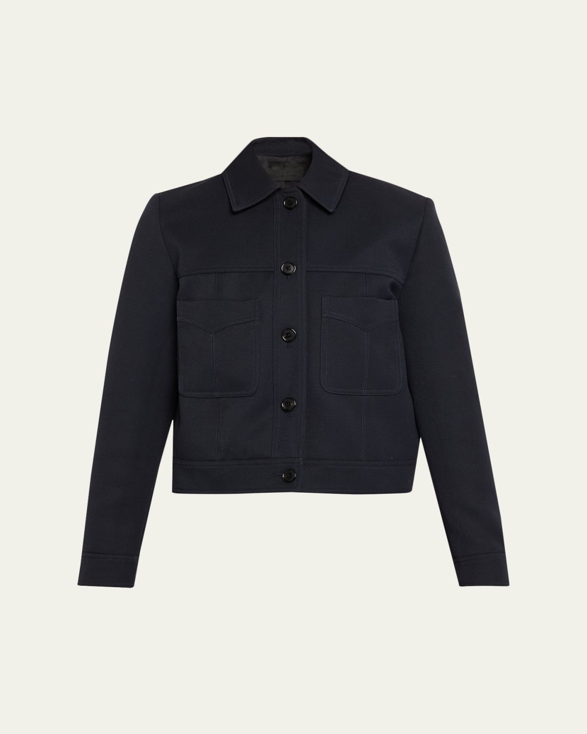 Nili Lotan Susannah Virgin Wool Cropped Jacket | Thumbnail 6