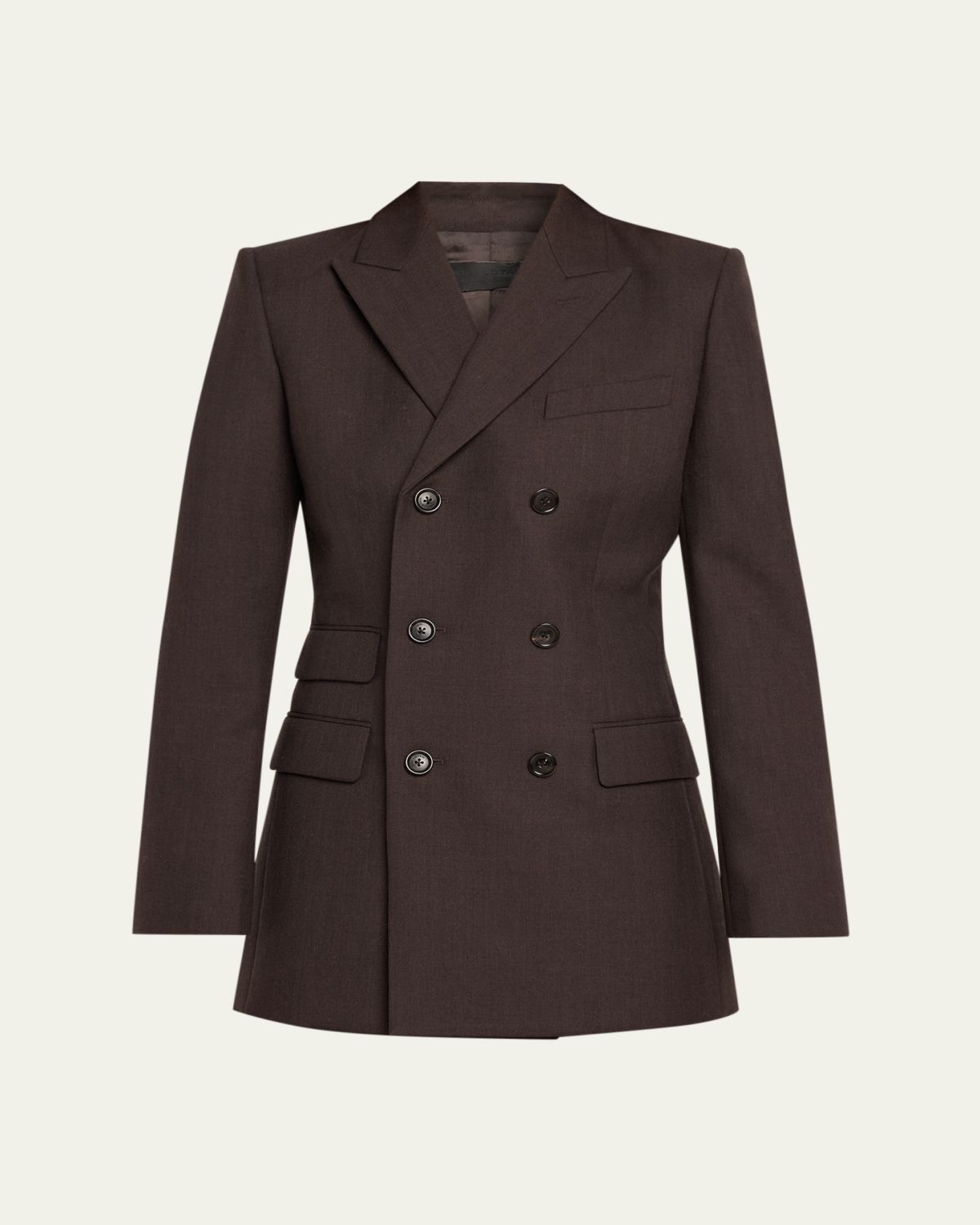 Nili Lotan Noah Virgin Wool Double-Breasted Jacket | Thumbnail 6